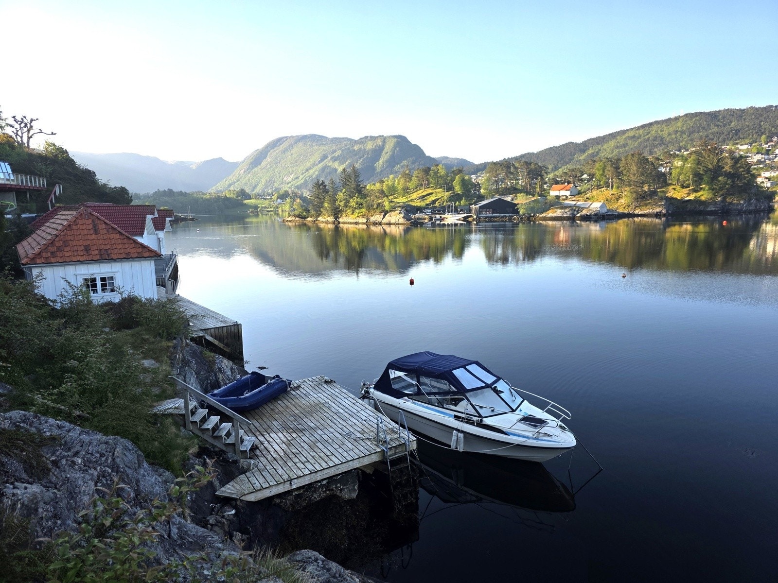 Utsikt-Morgenstemning Galleribilde
