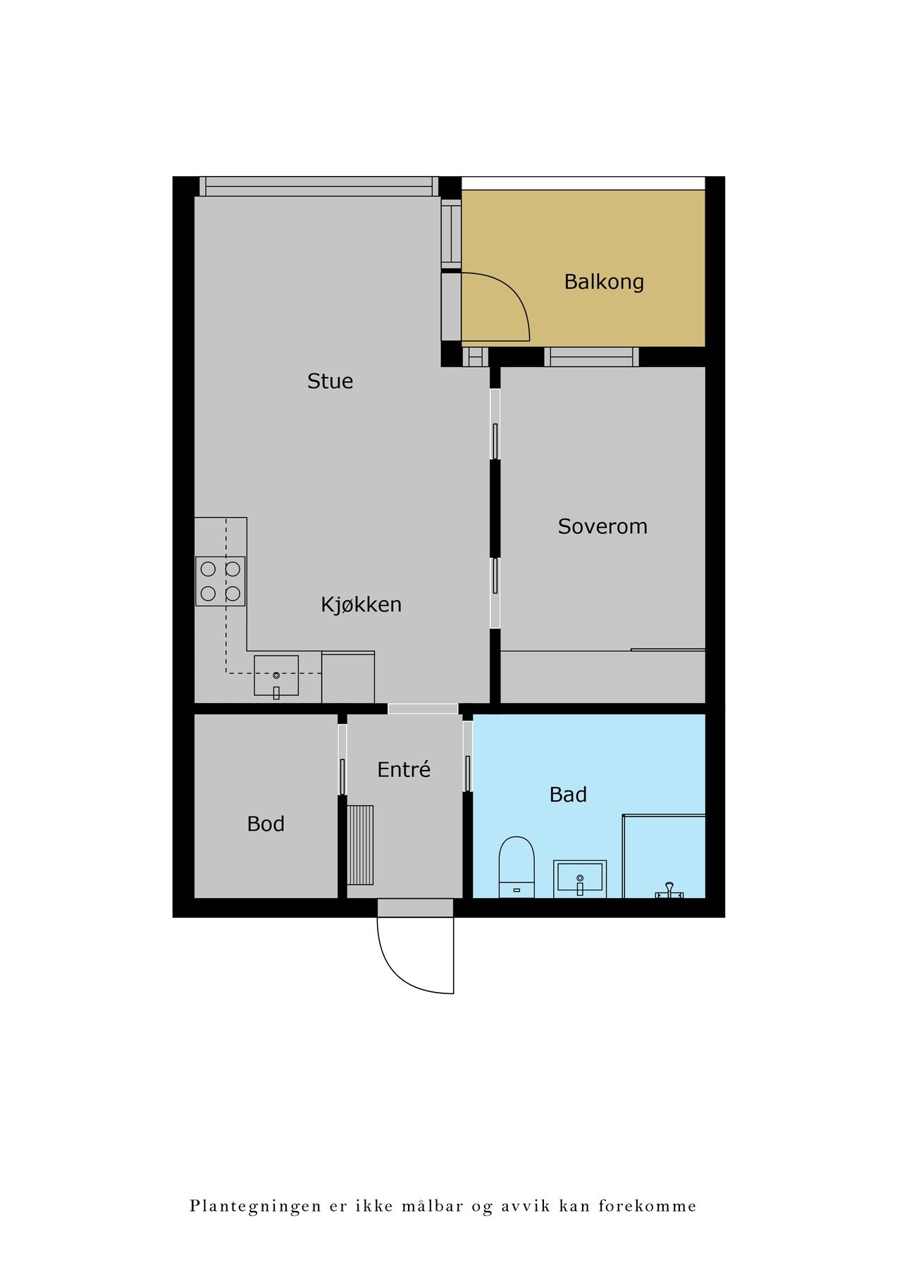 Veiledende plantegning Galleribilde