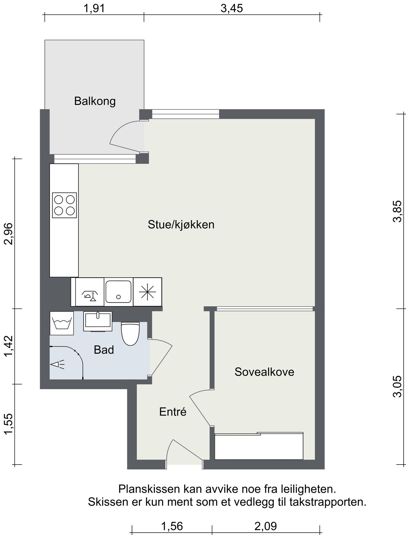 Plantegning. Galleribilde