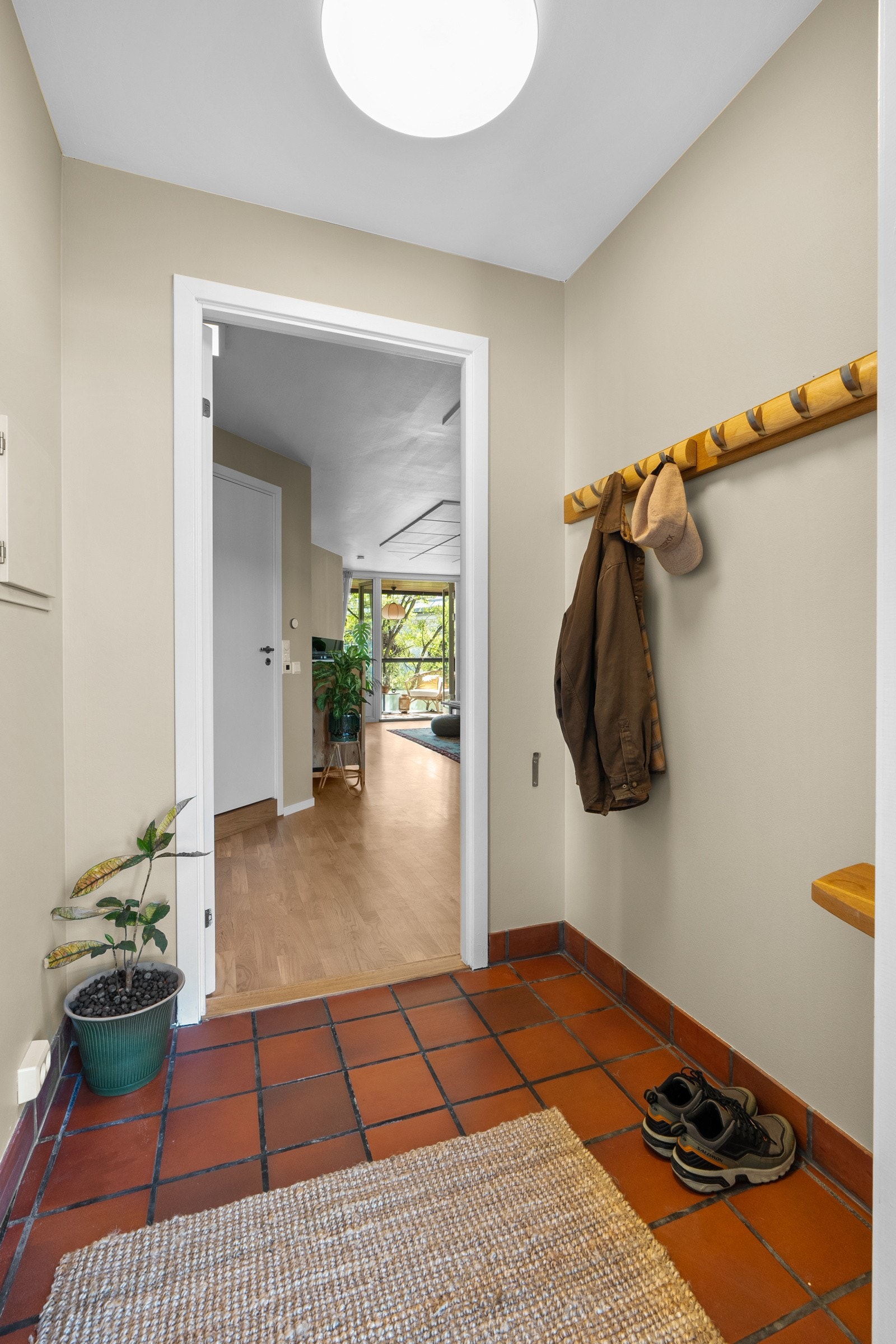 Her er det plass til ulike oppbevaringsmuligheter. Galleribilde