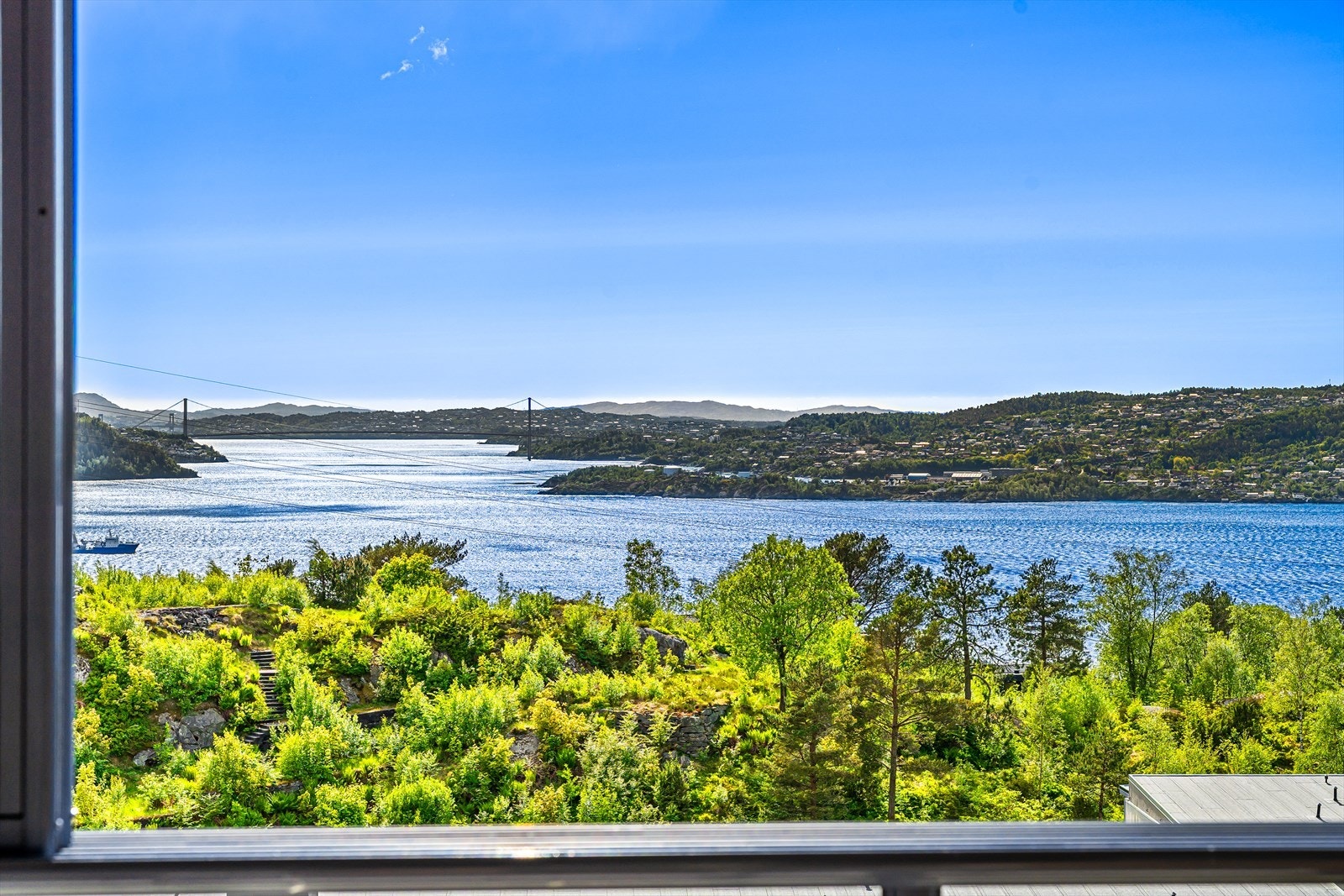 Herlig panoramautsikt fra 7.etasje. Galleribilde