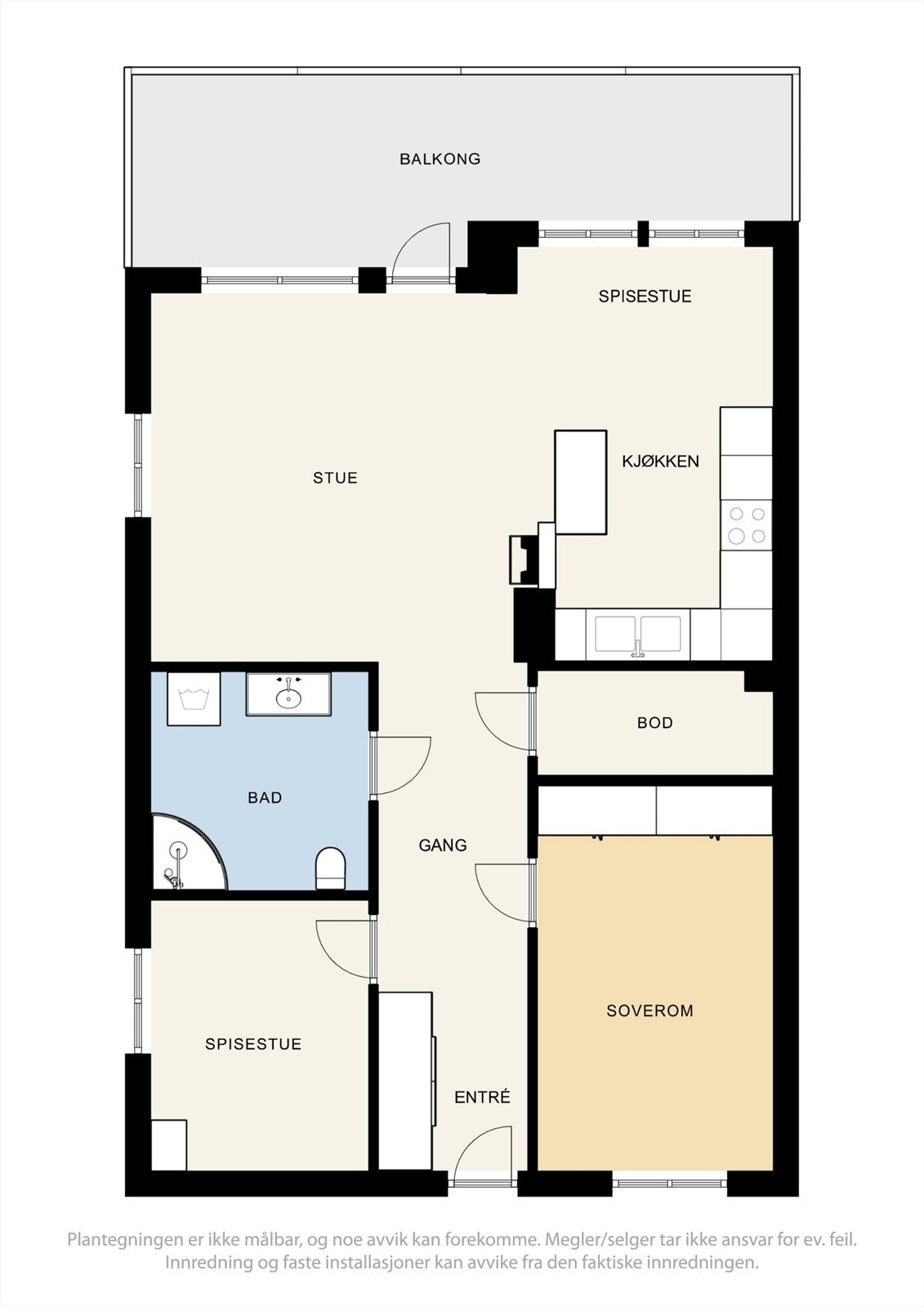 Plantegning Galleribilde