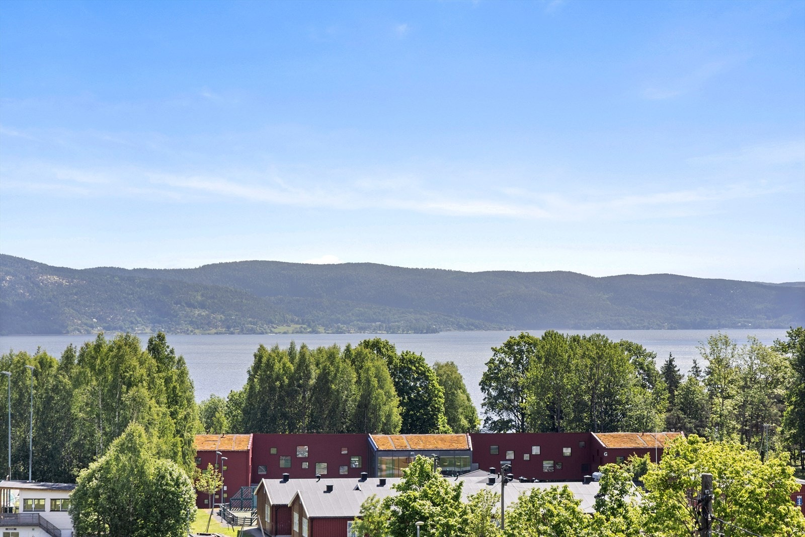 Flott utsikt mot Drammensfjorden Galleribilde