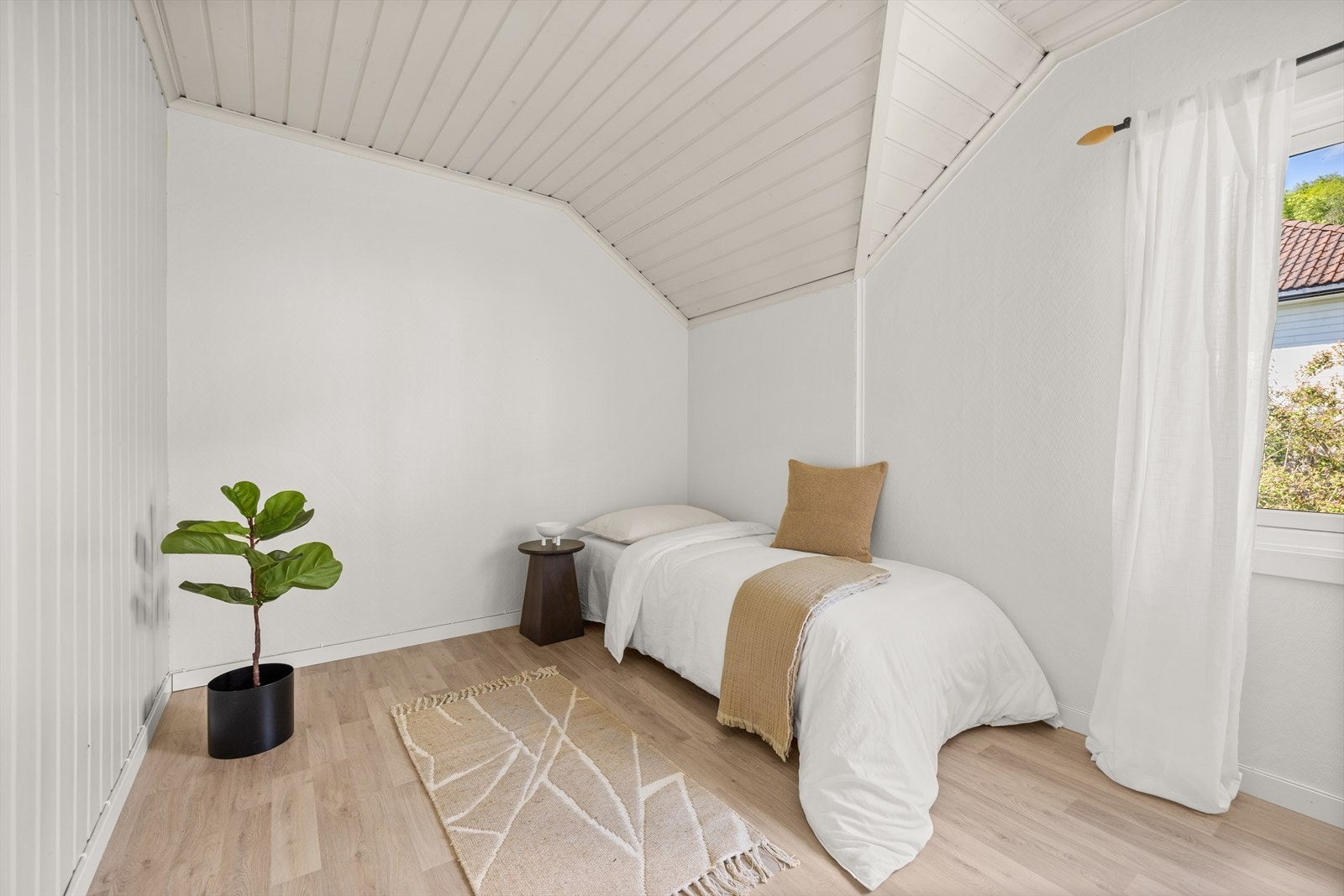 Soverom 3 er lyst og pent Galleribilde