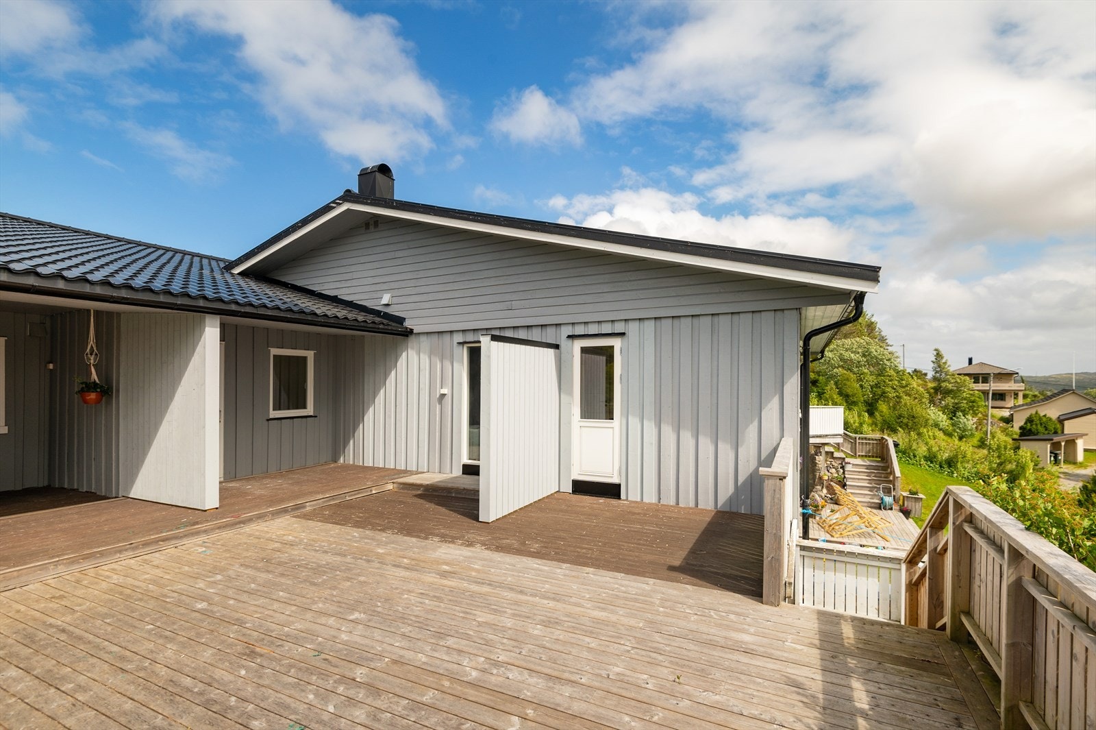 Terrassen ble oppgradert i 2018. Galleribilde