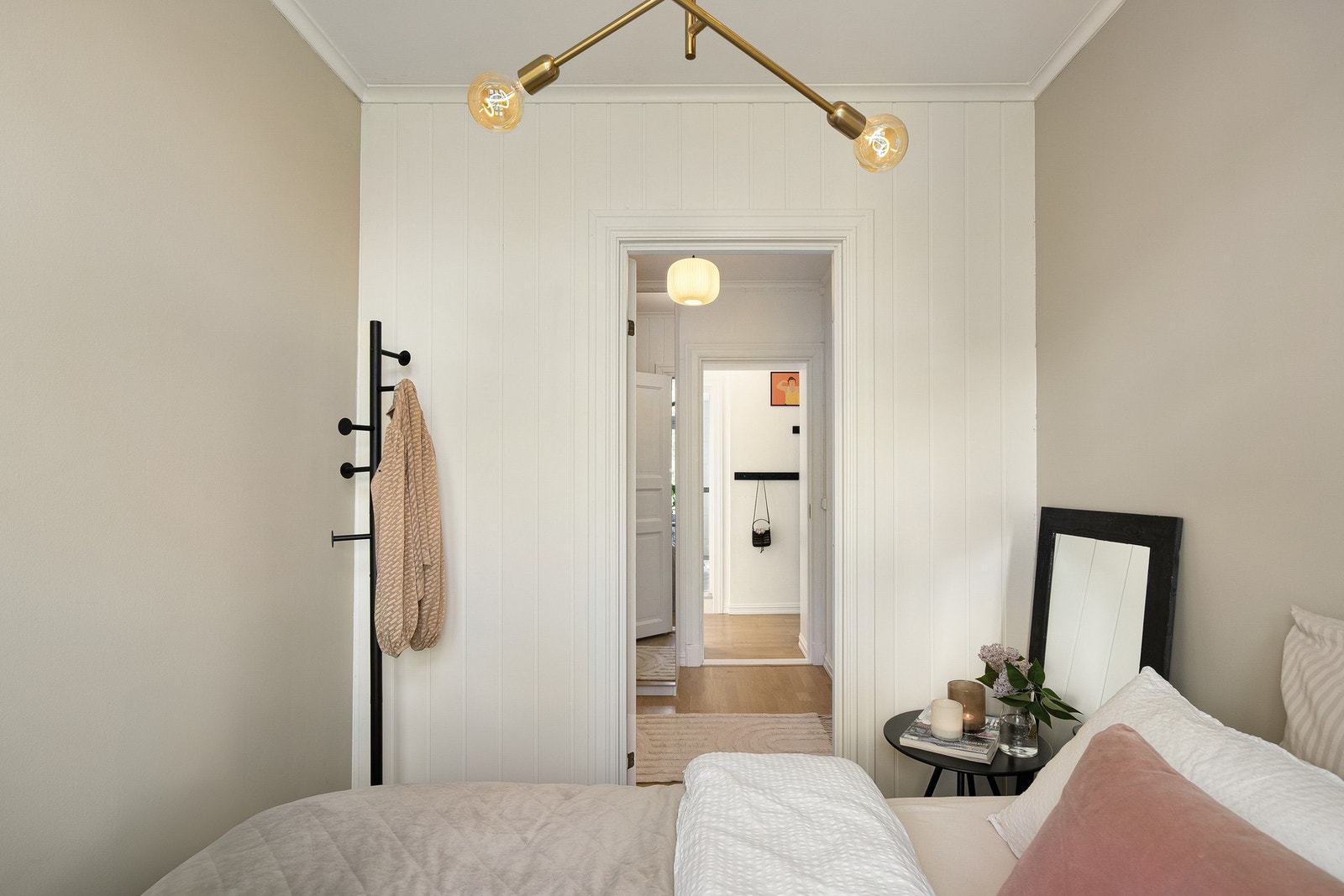 Lettveggen kan fjernes ved ønske. Galleribilde