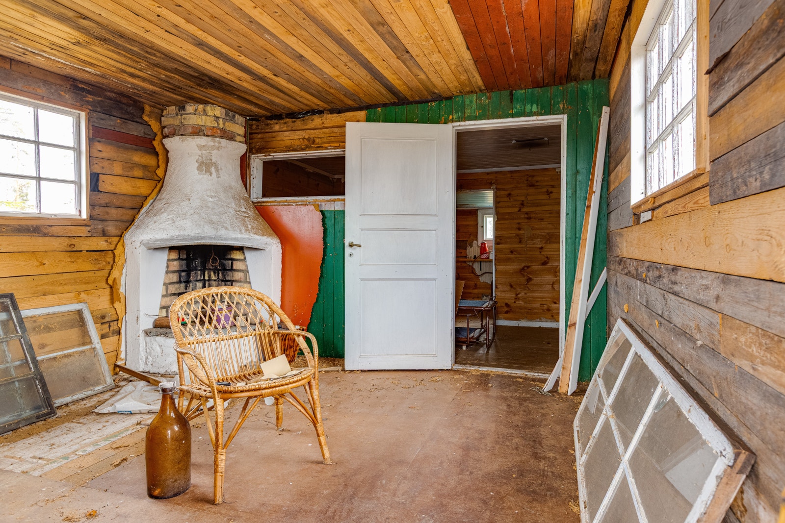 Äldre fritidshuset på ön Galleribilde