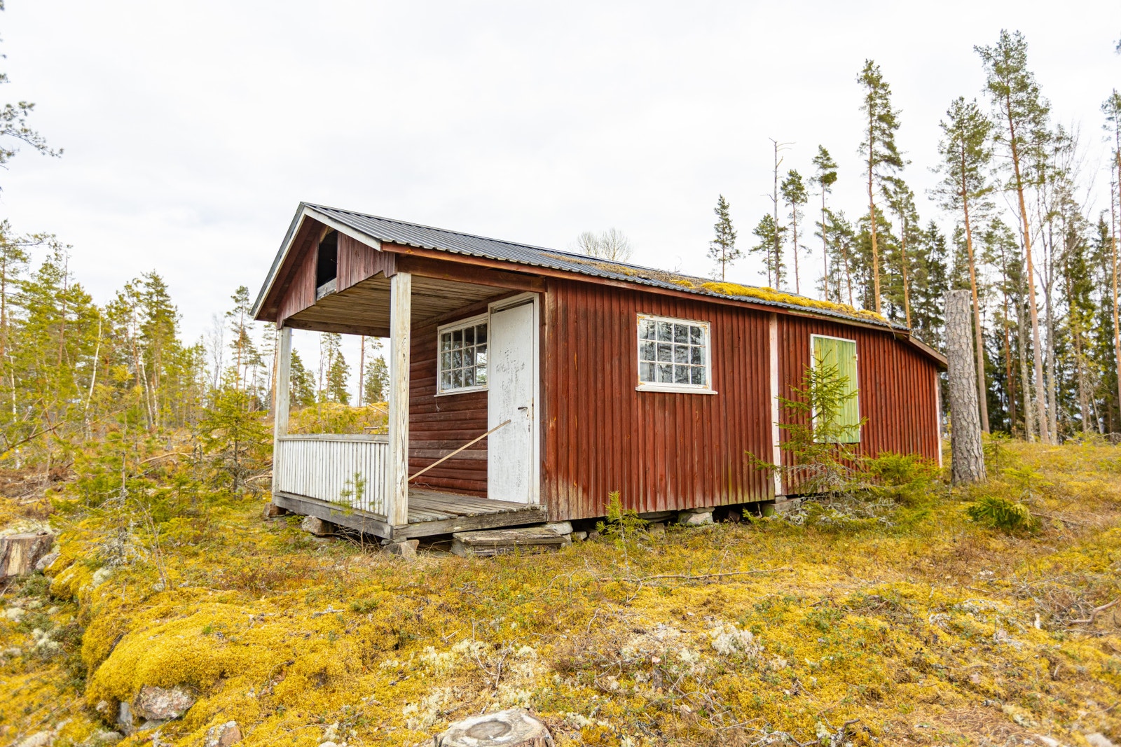 Äldre fritidshuset på ön Galleribilde