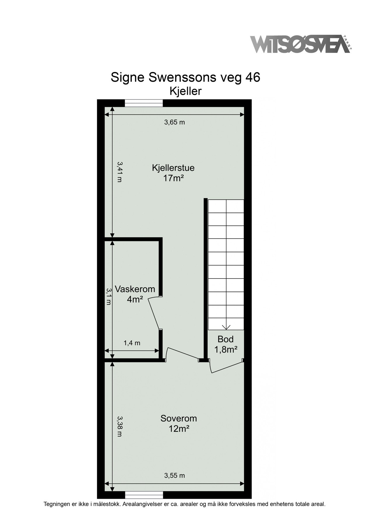Fleksibelt hus med mulighet for stue både lengst ned og lengst opp. Galleribilde