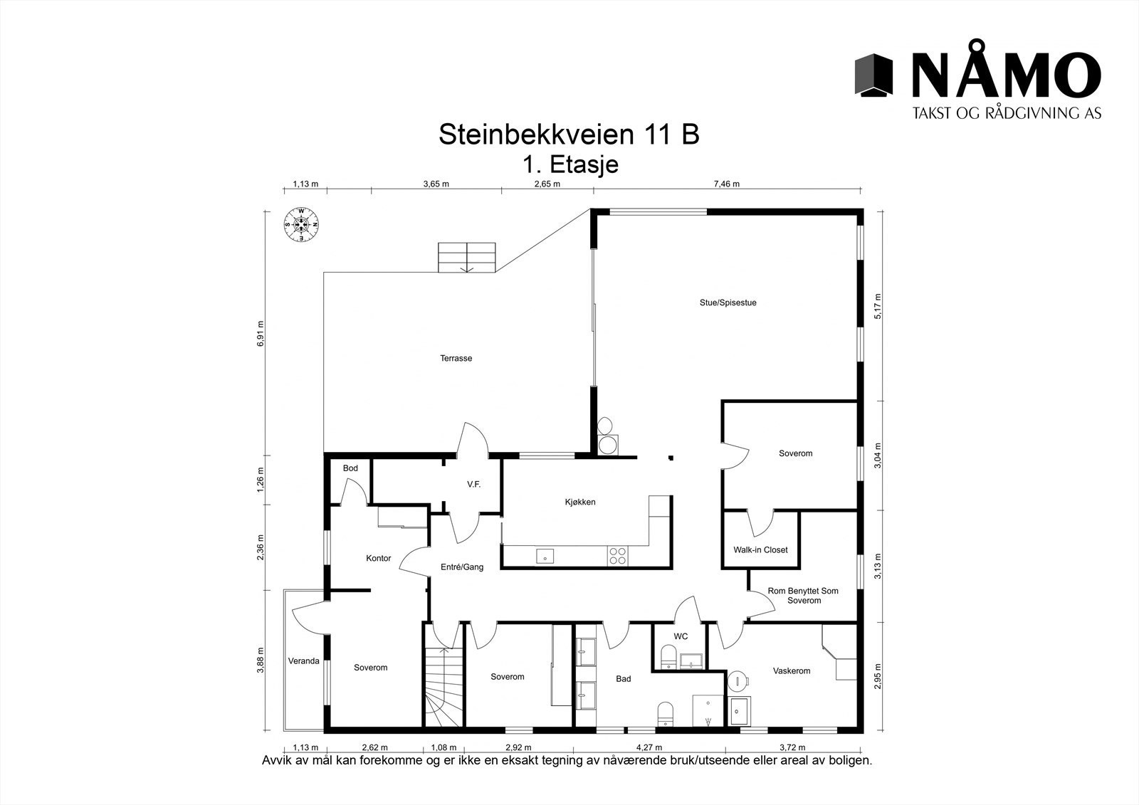 Plantegning Galleribilde