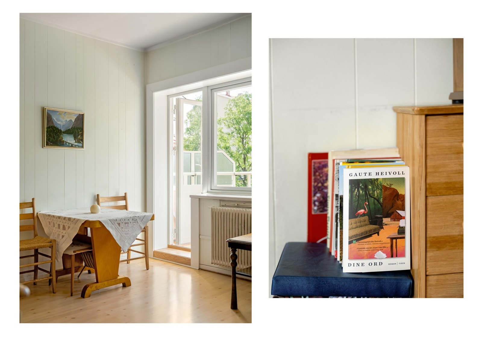 Vinduene og balkongdør ble skiftet i regi av borettslaget 2024/2025 i forbindelse med rehabiliteringen av balkongen. Galleribilde