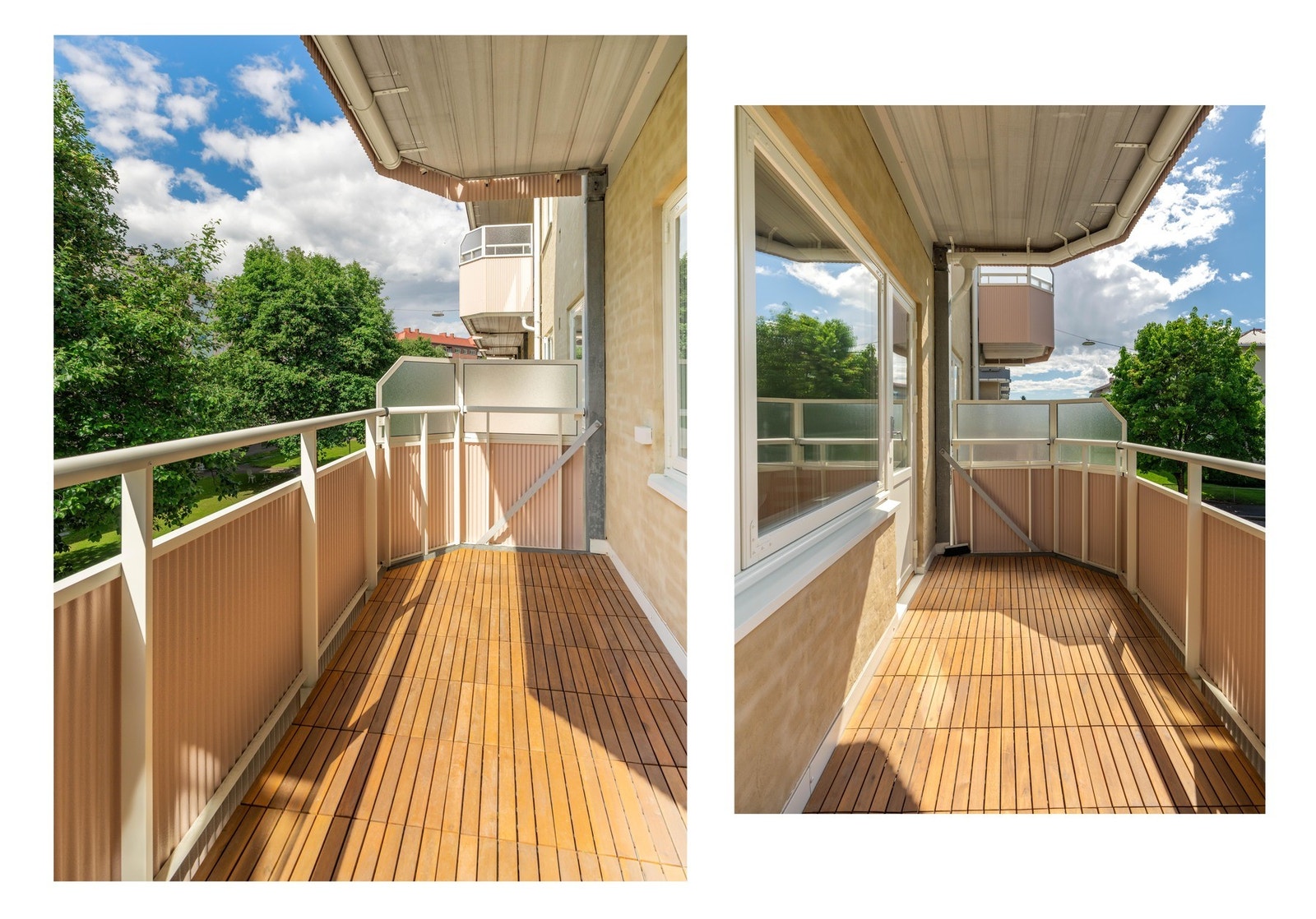 Balkongen er nylig rehabilitert og prosjektet ble ferdigstilt i 2024/2025. Galleribilde