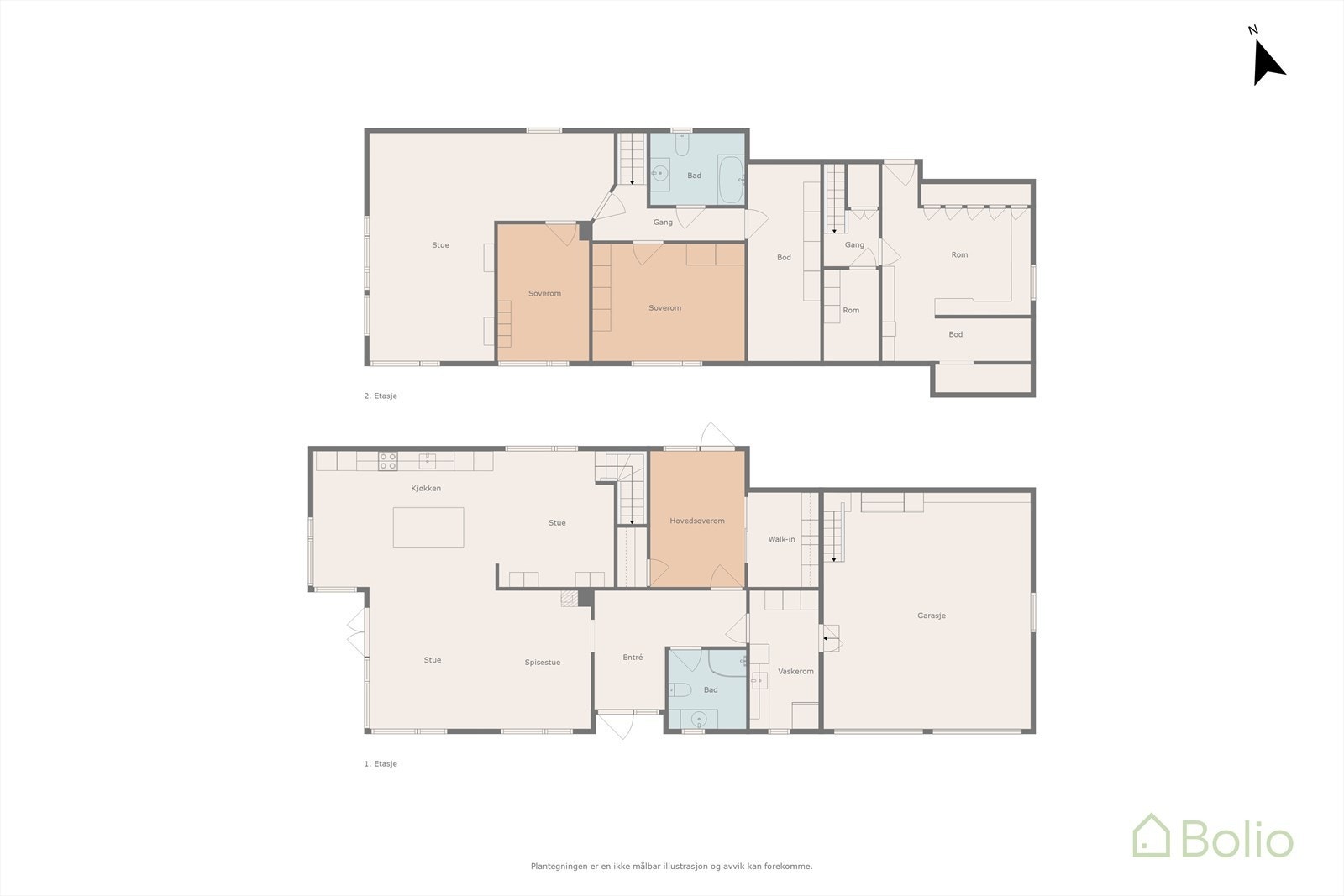 Plantegning Galleribilde