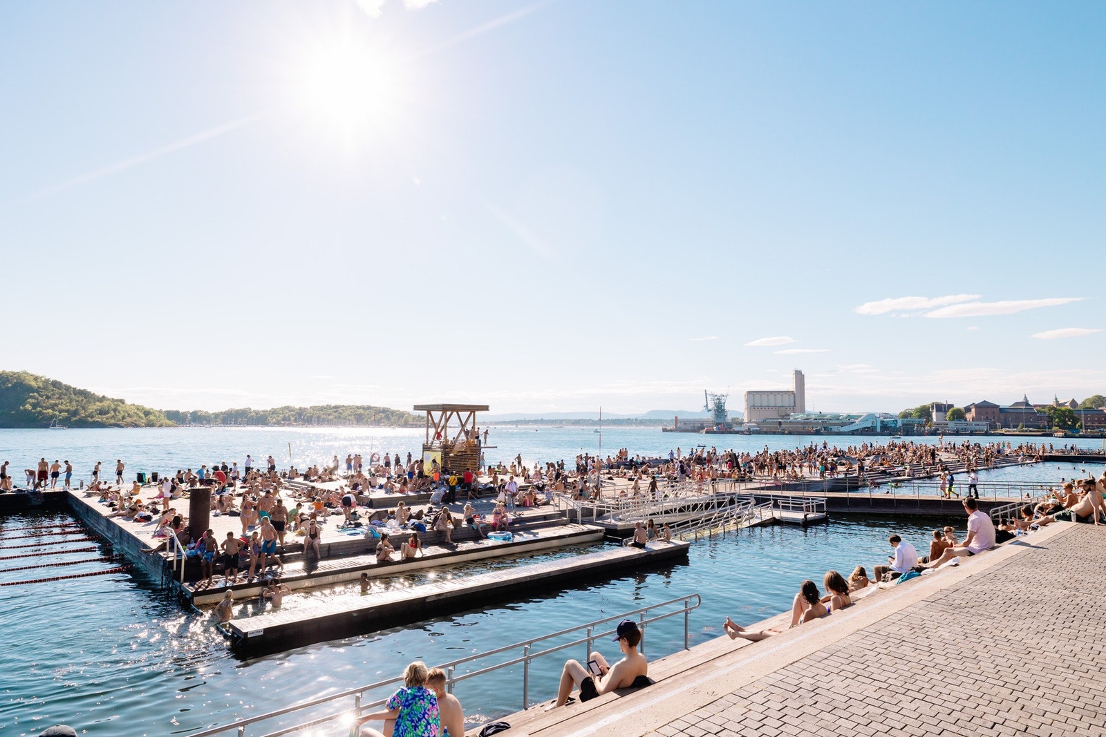 Nærområdet - Sørenga badeplass. Galleribilde