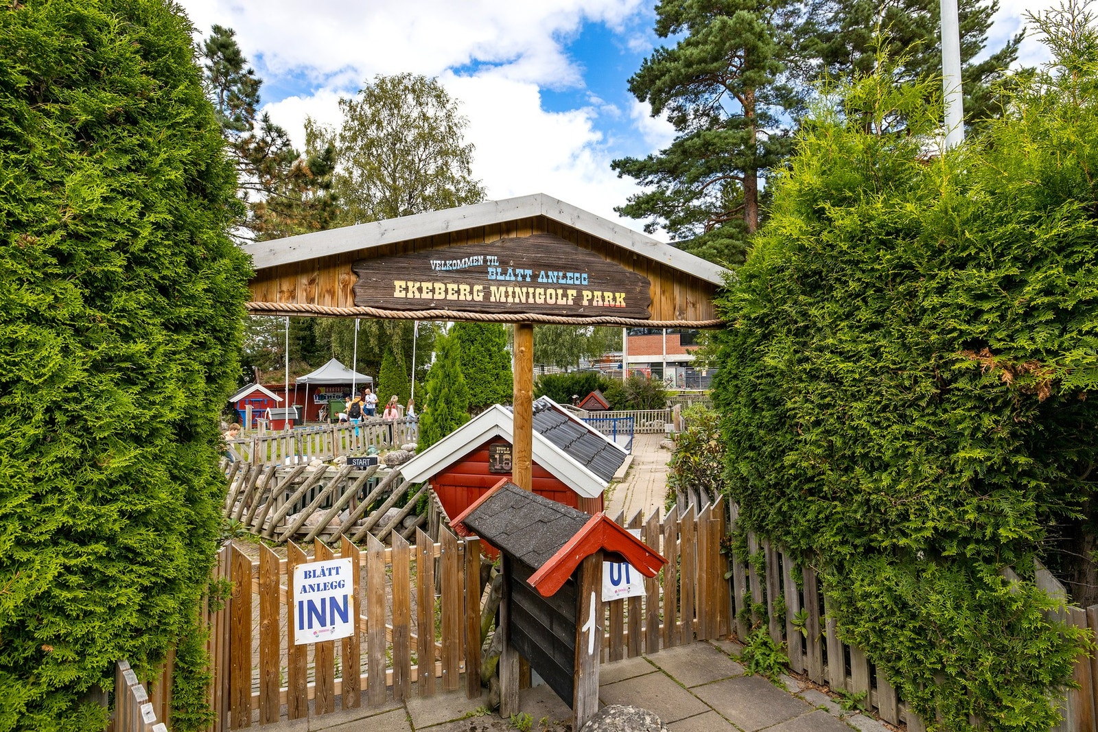 Blått Anlegg - Ekeberg Minigolf Park. Galleribilde