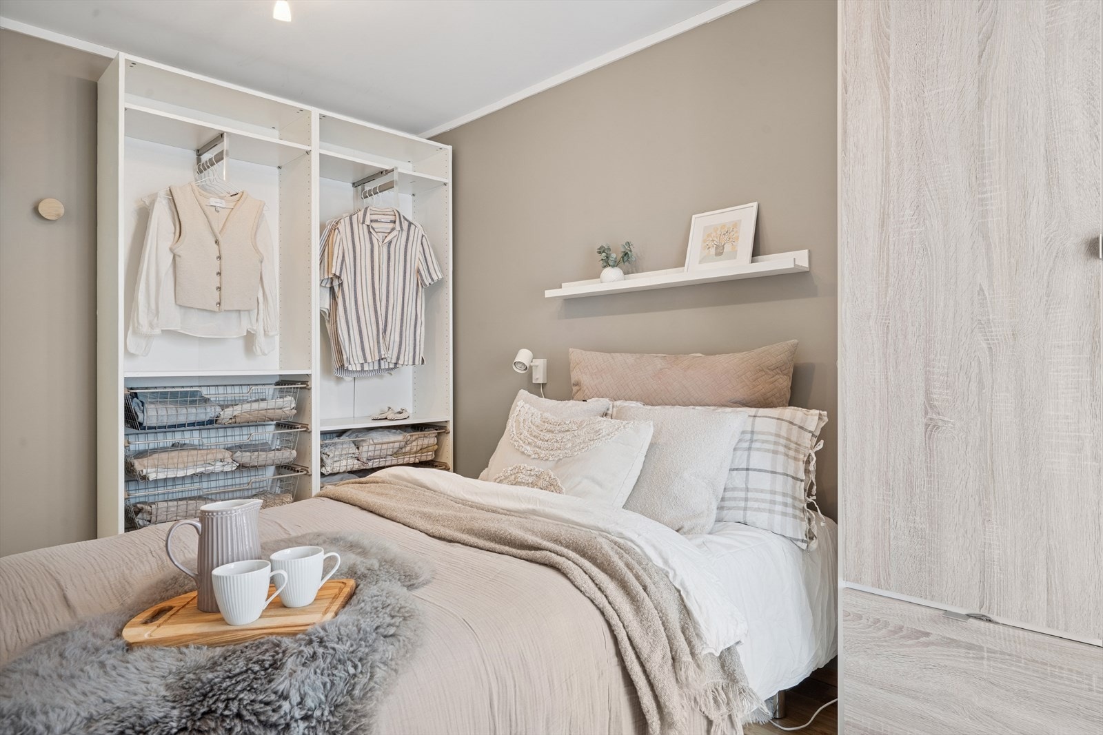 Det er to soverom i leiligheten. Galleribilde