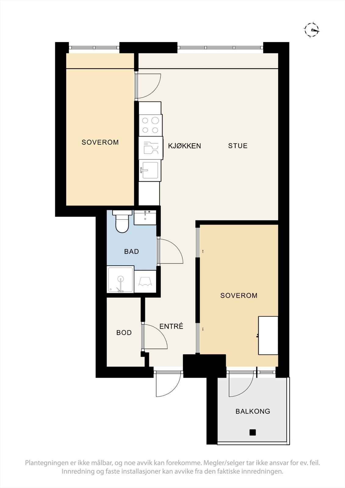 Plantegning Galleribilde