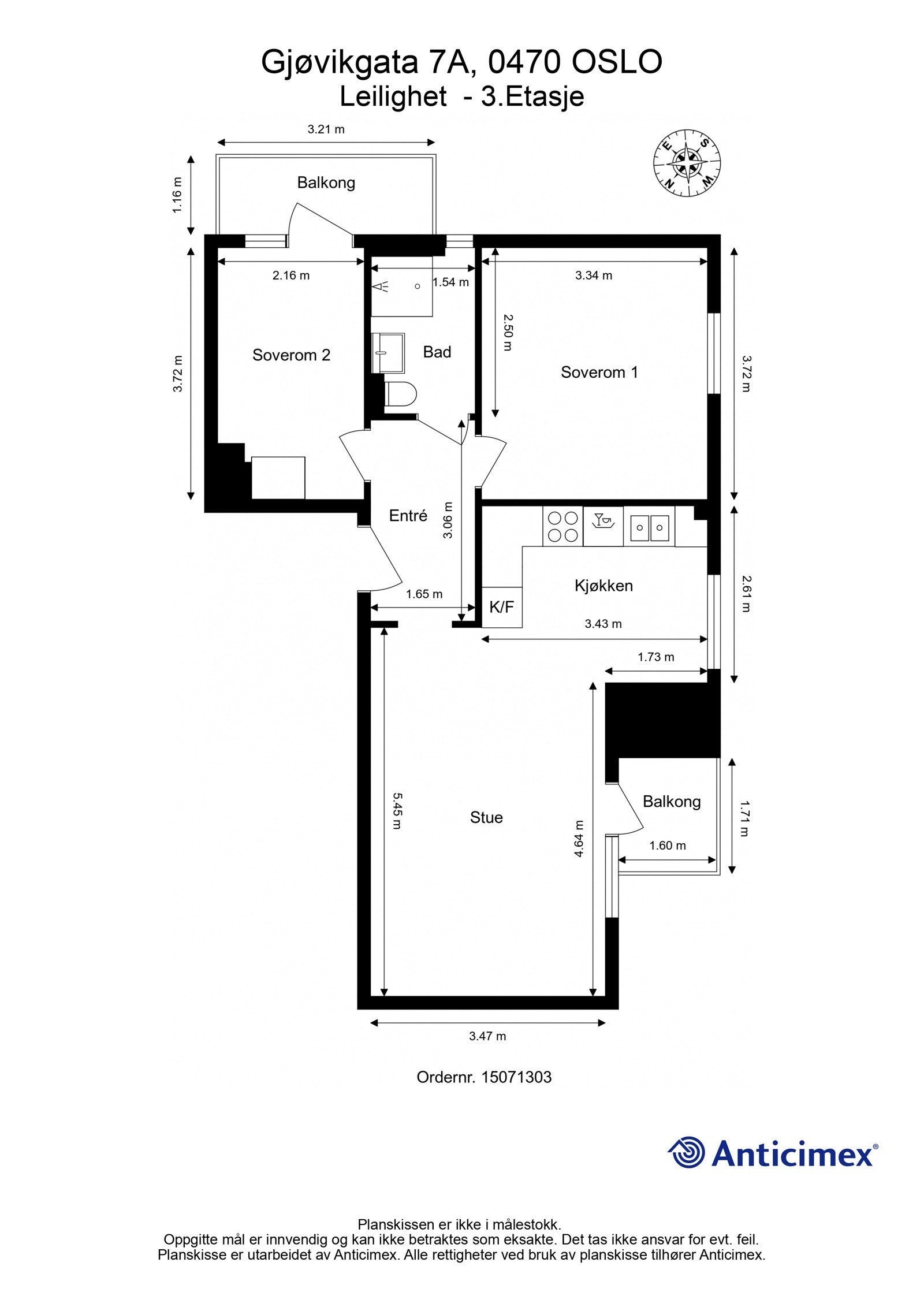 Planskisse. Galleribilde