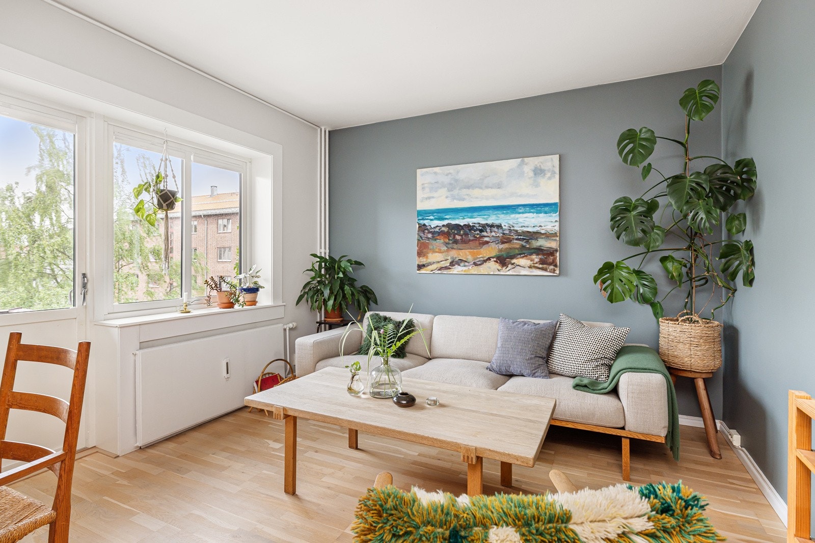 Vinduene ble skiftet i hele gården i 2023. Galleribilde