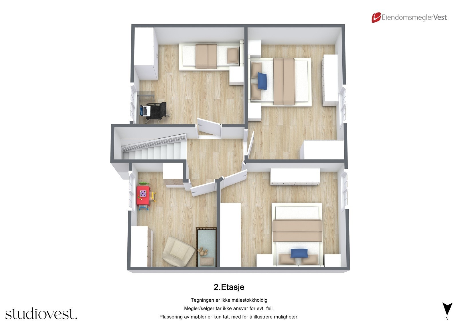 Planskisse 2. etasje Galleribilde