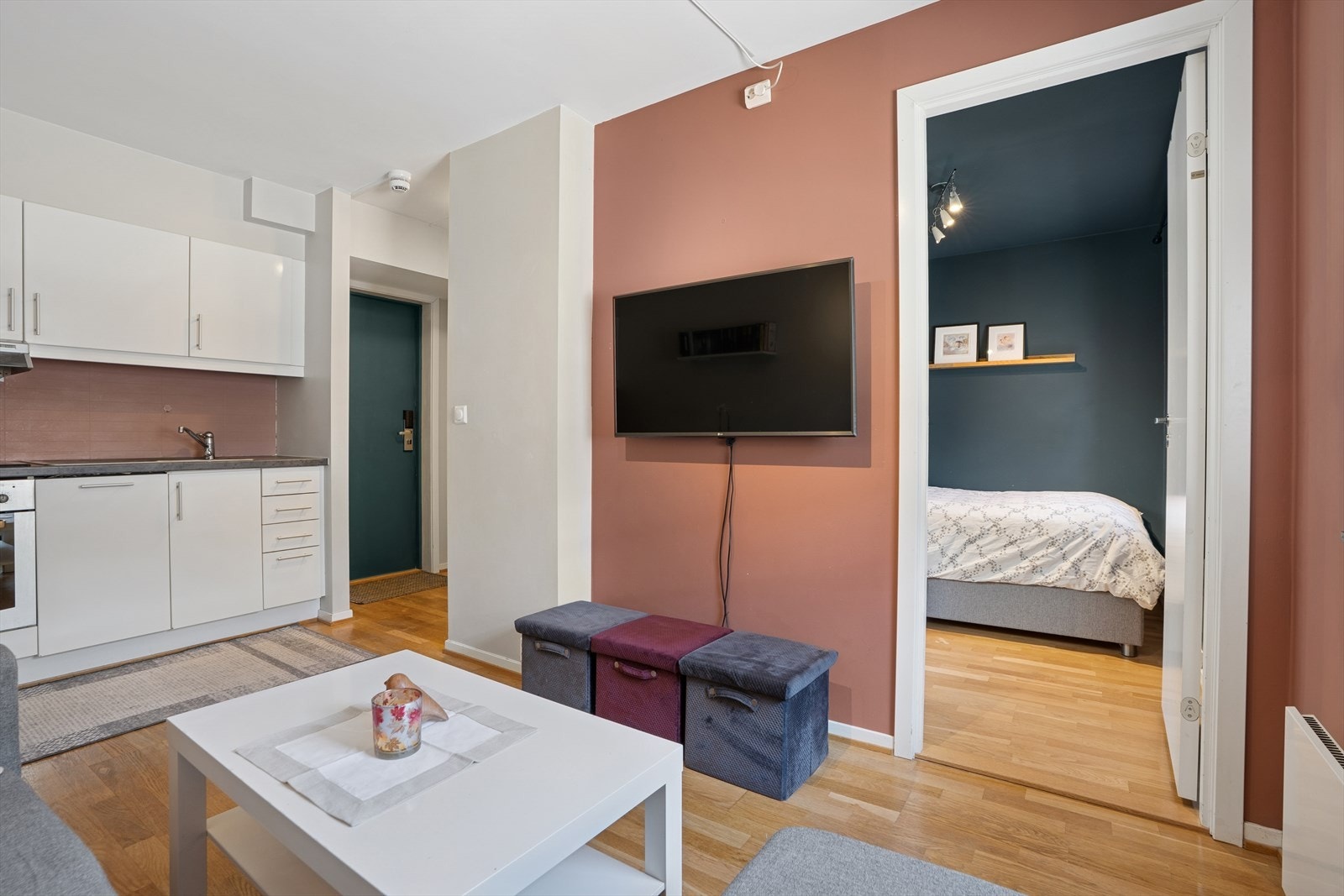 Her får du en praktisk og lettstelt andelsleilighet. Galleribilde