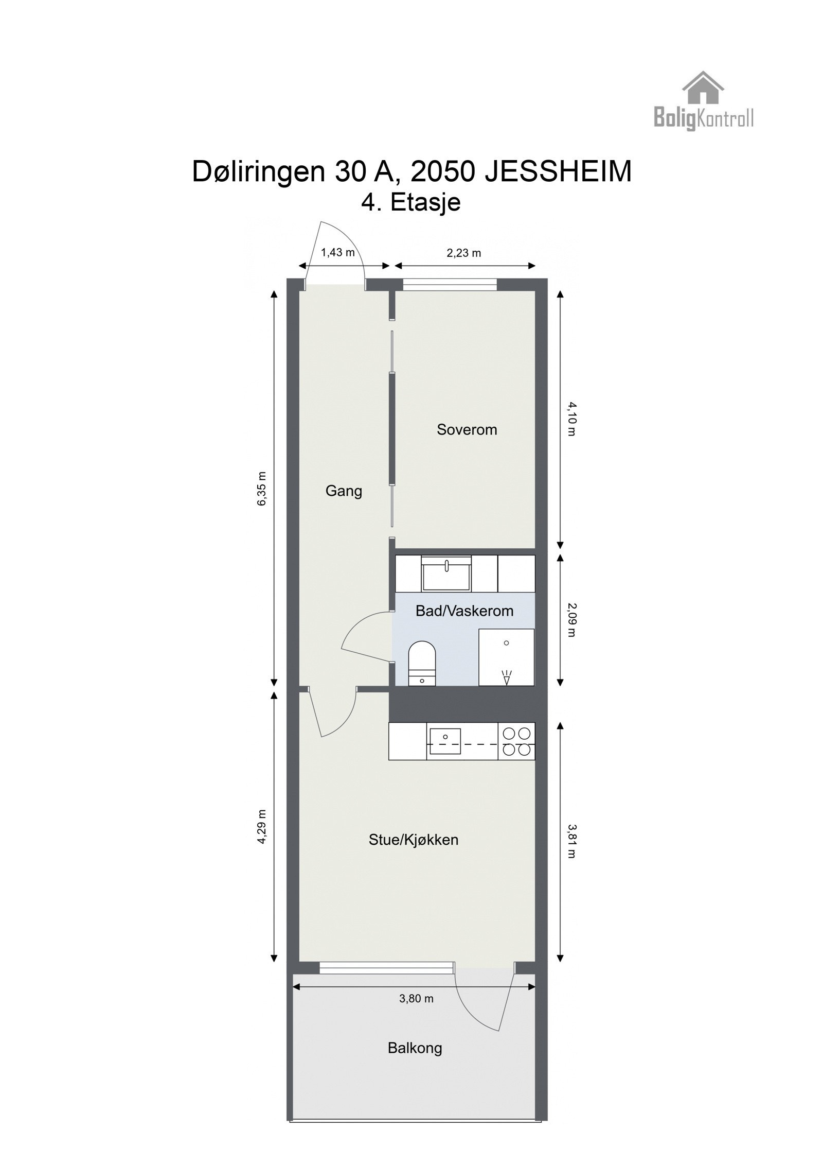 Plantegning - Døliringen 30A Galleribilde