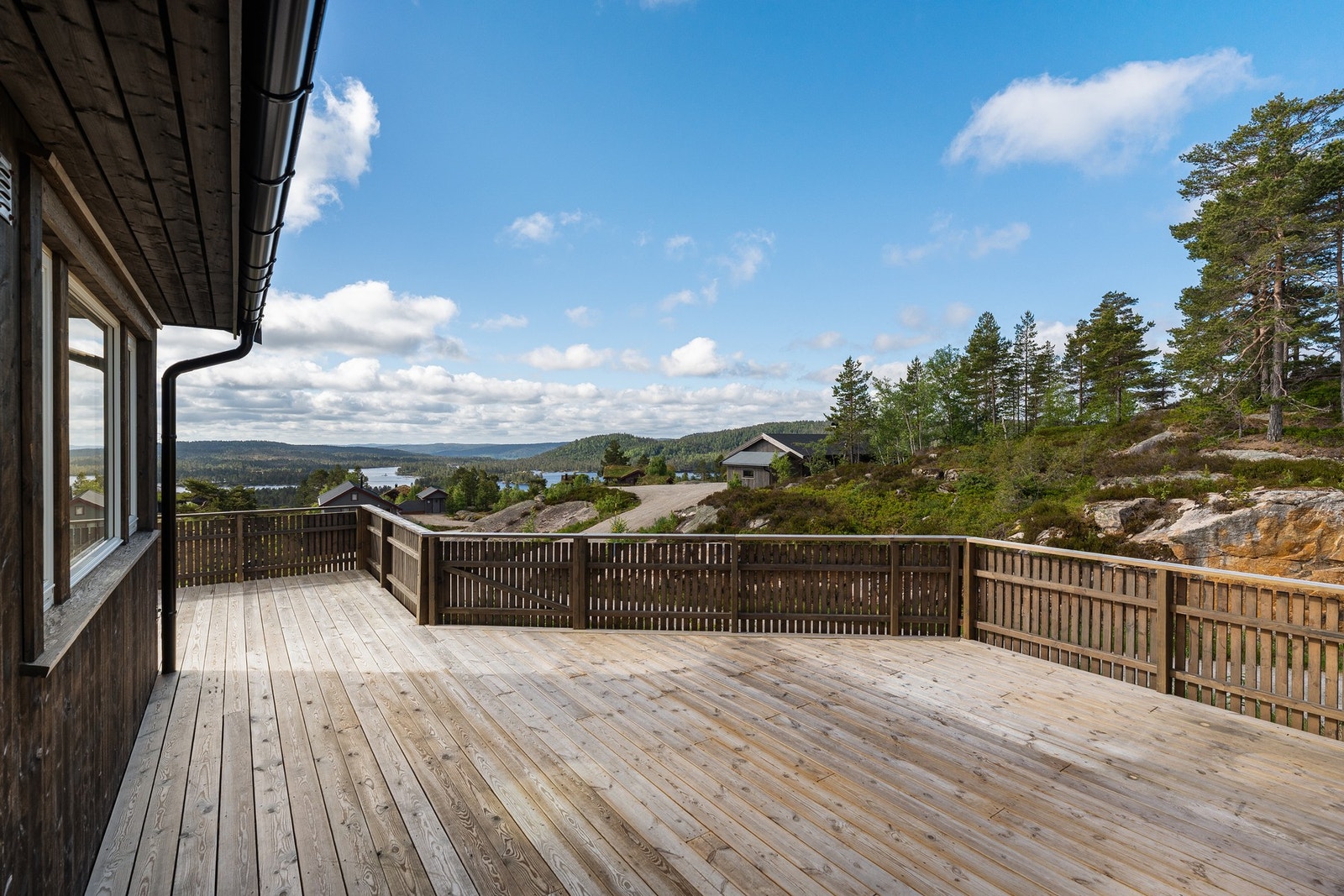 Stor terrasse Galleribilde