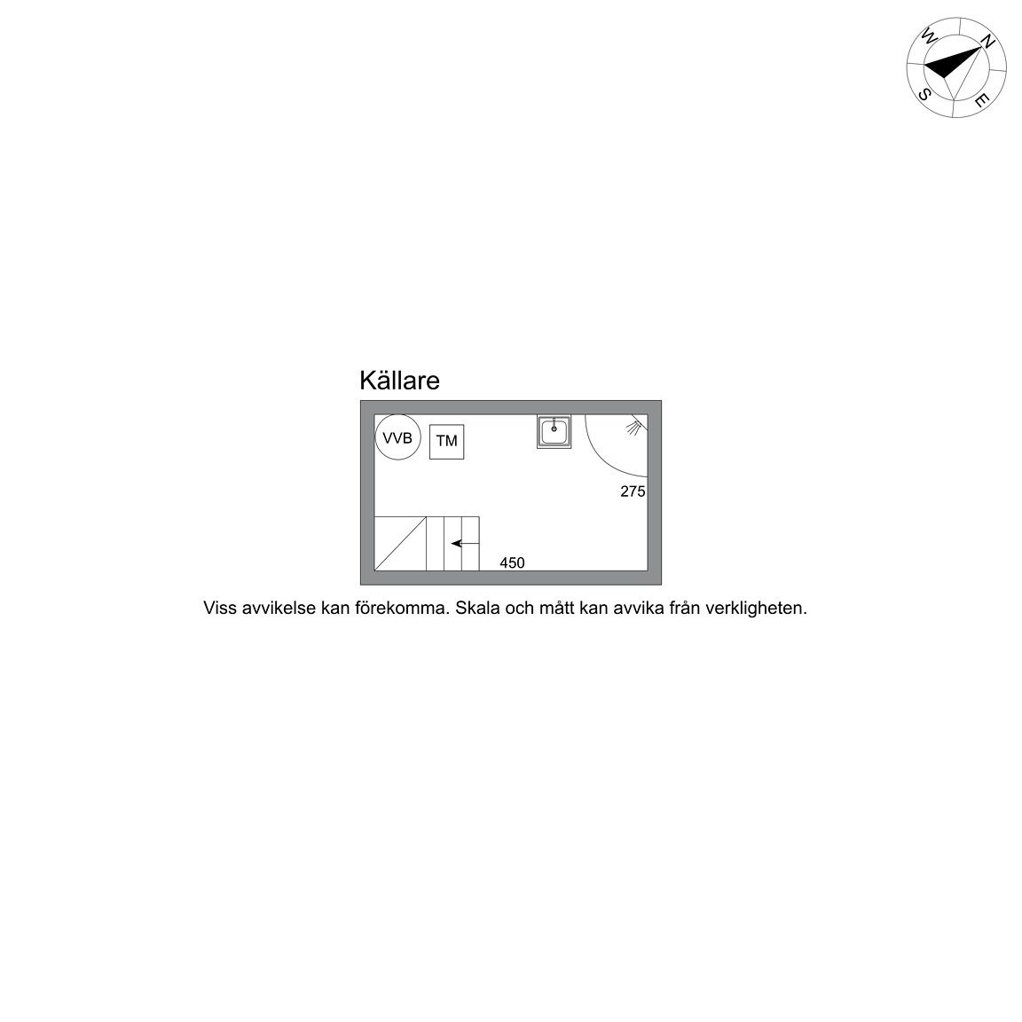 Planritning källaren. Galleribilde