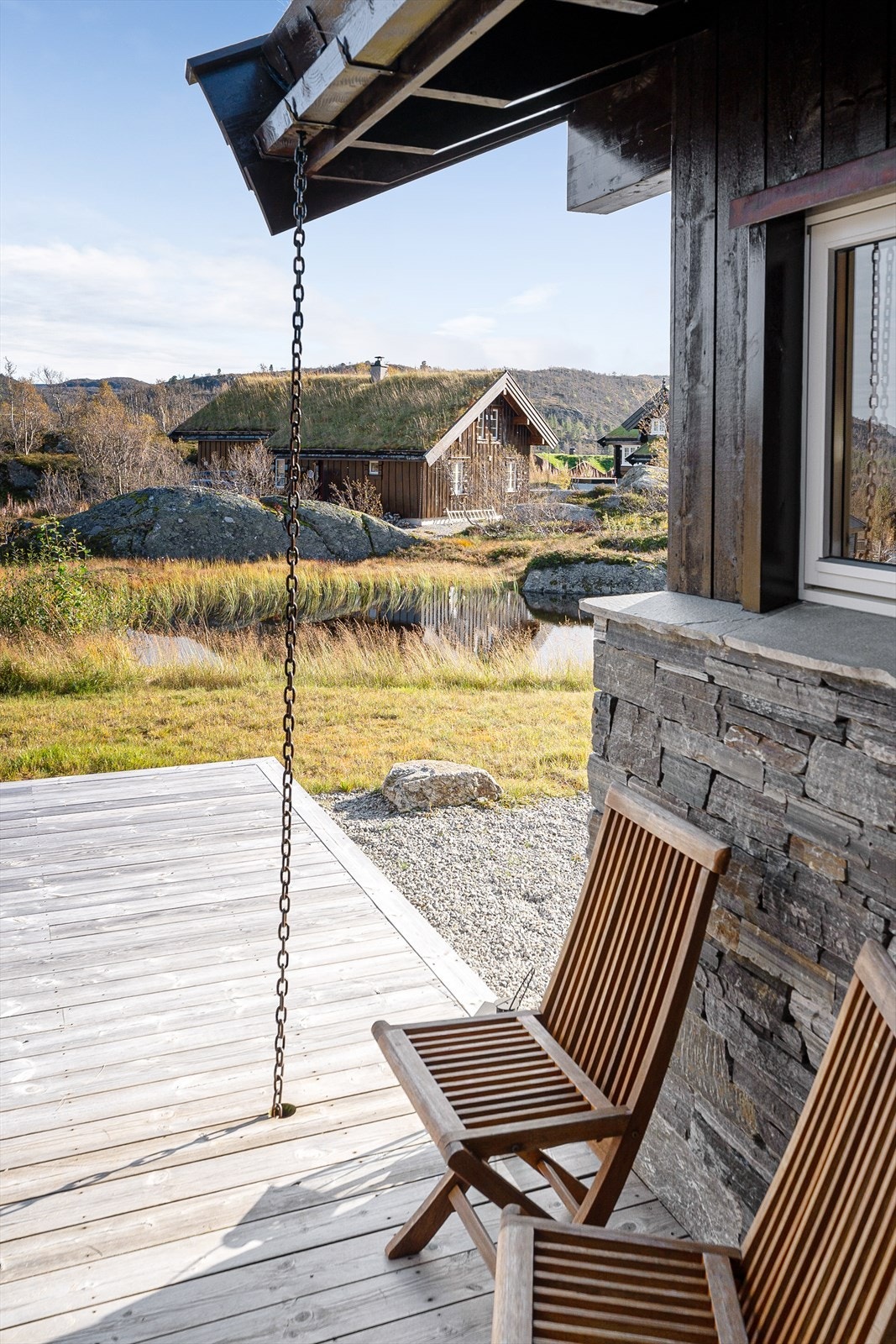 Her kan dere nyte fine dager i solveggen. Galleribilde
