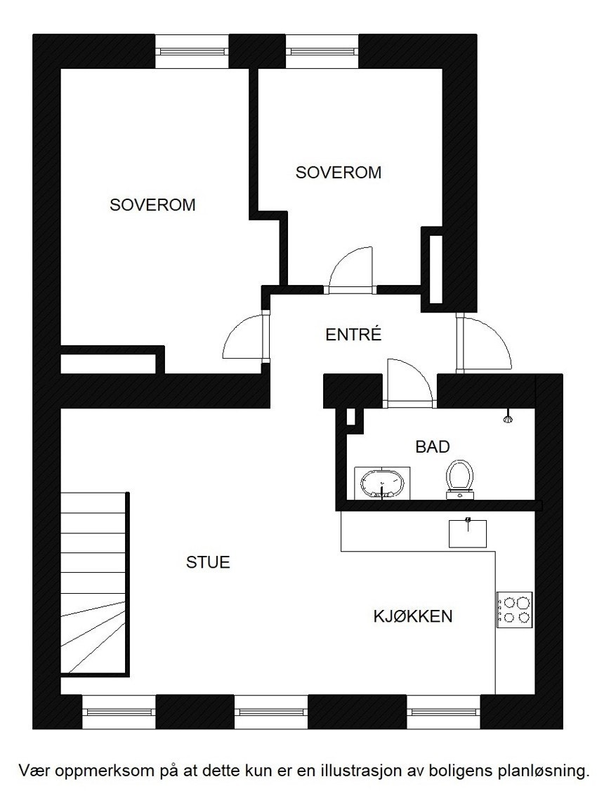 Planskisse. Galleribilde