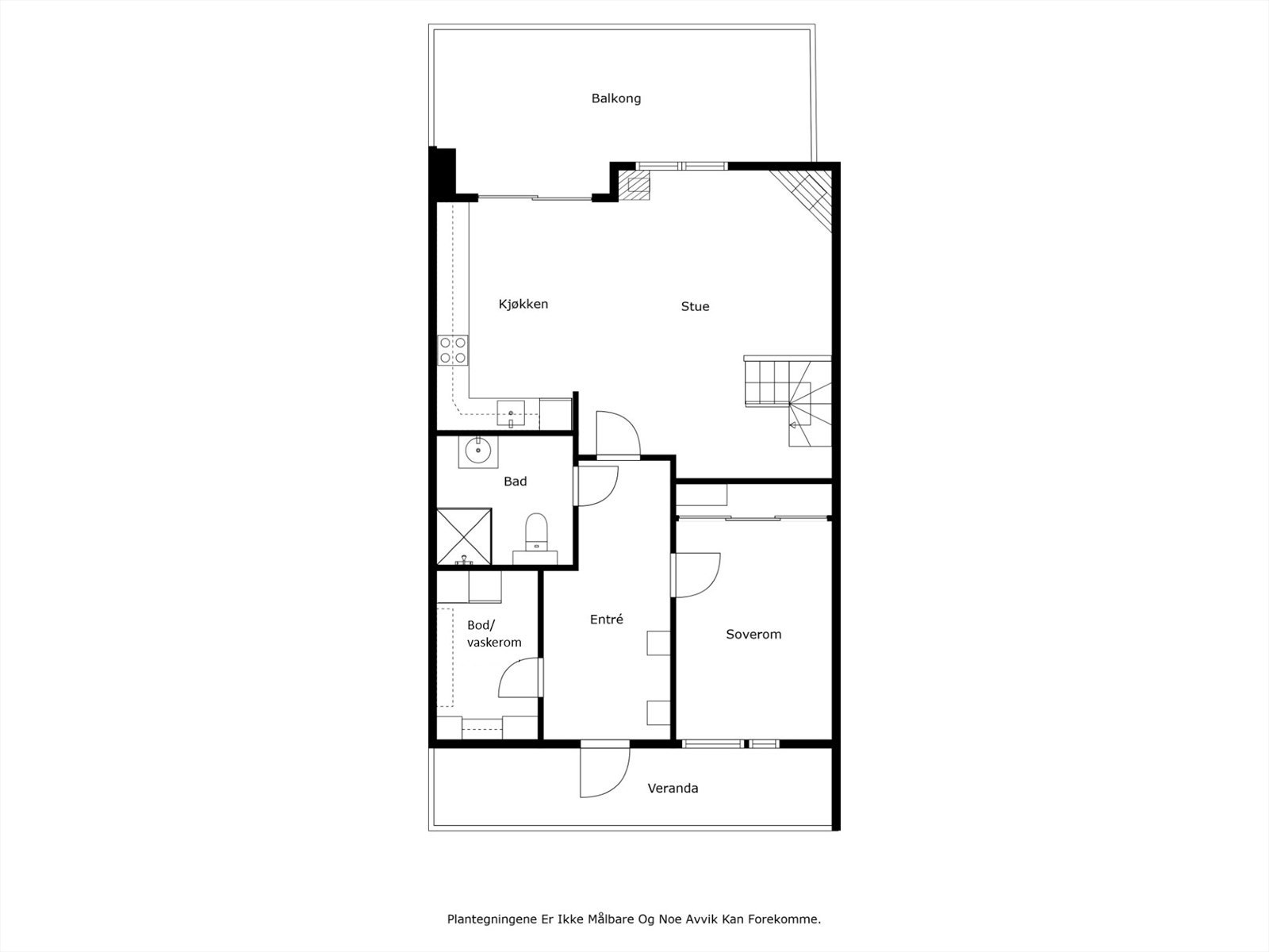 Plantegning hovedetg. Galleribilde