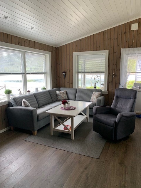 Mange vindu som gjør at man slipper inn mye fint naturlig lys Galleribilde