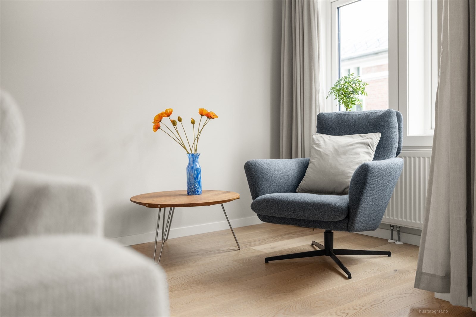 Lesekrok med fint dagslys Galleribilde
