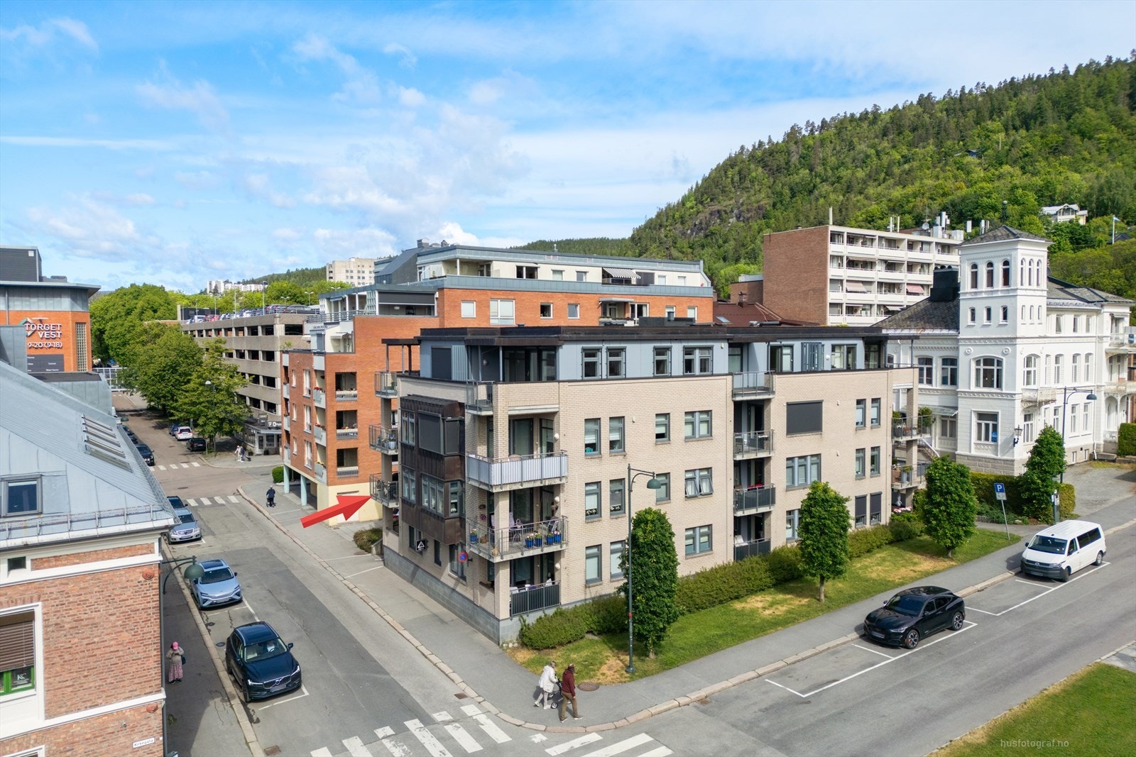 Leiligheten er her markert Galleribilde