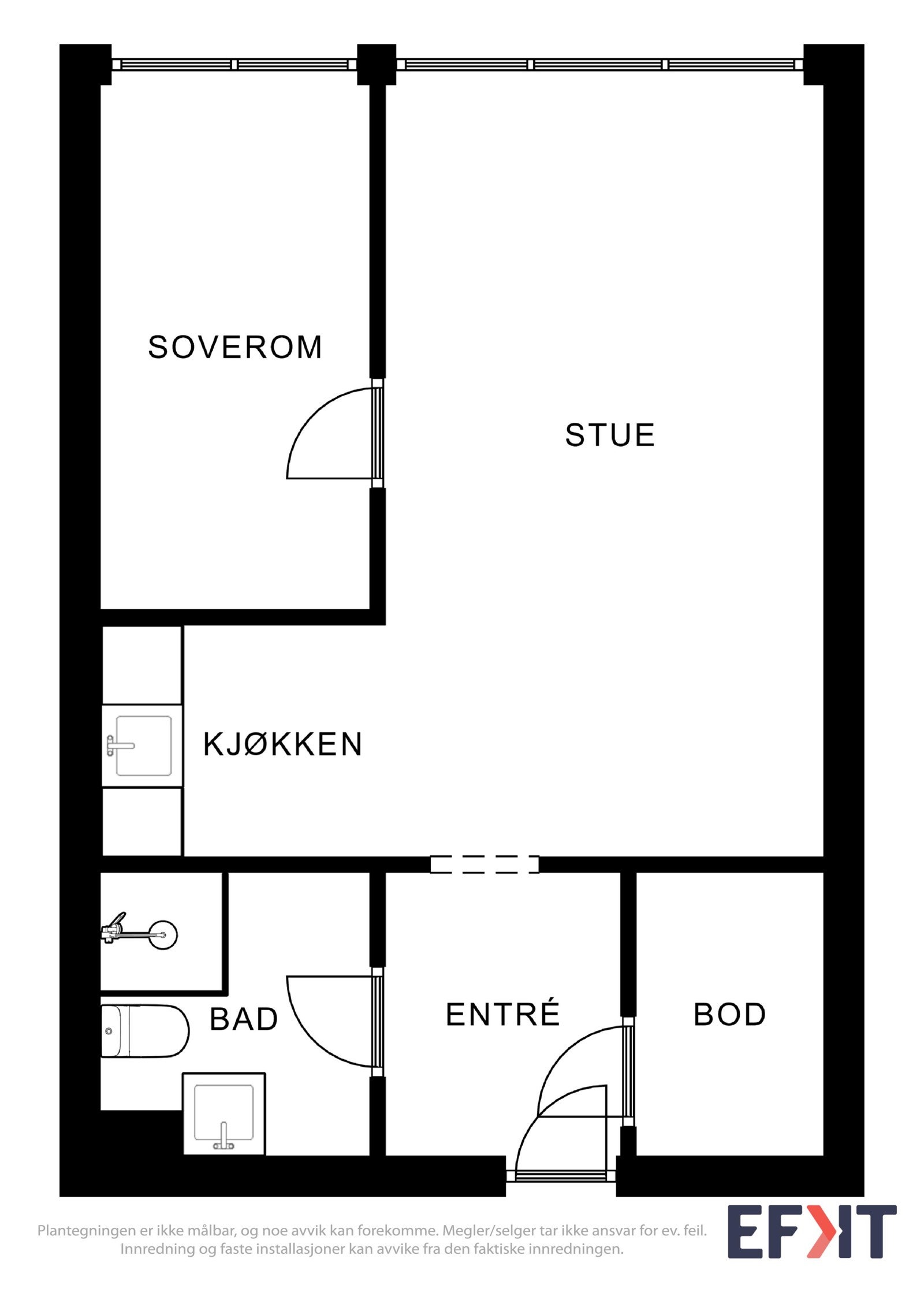 Plantegning. Galleribilde