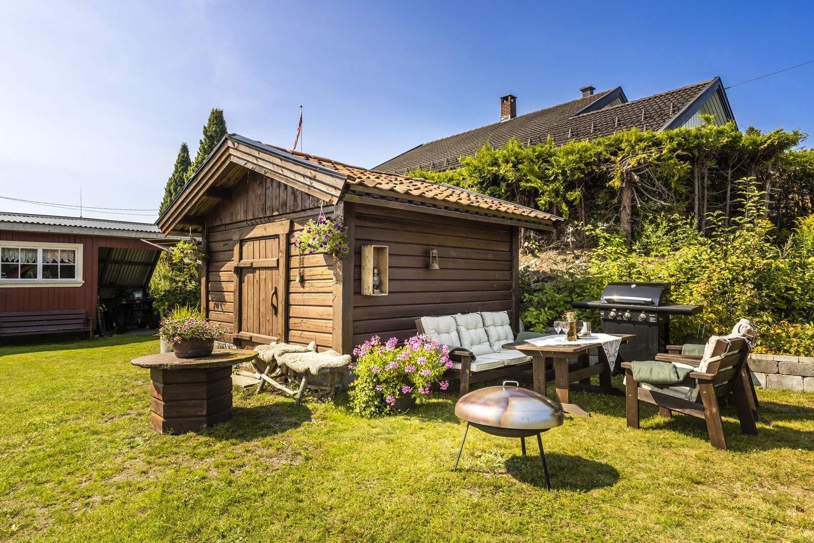 Eiendommen har gode solforhold. Galleribilde
