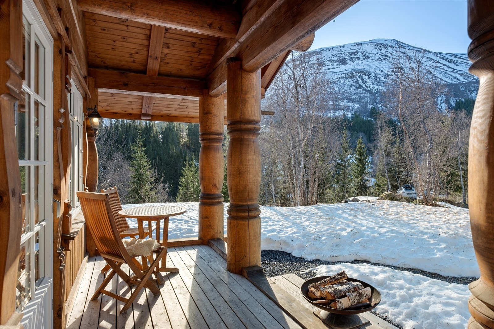Terrasse utenfor stue Galleribilde