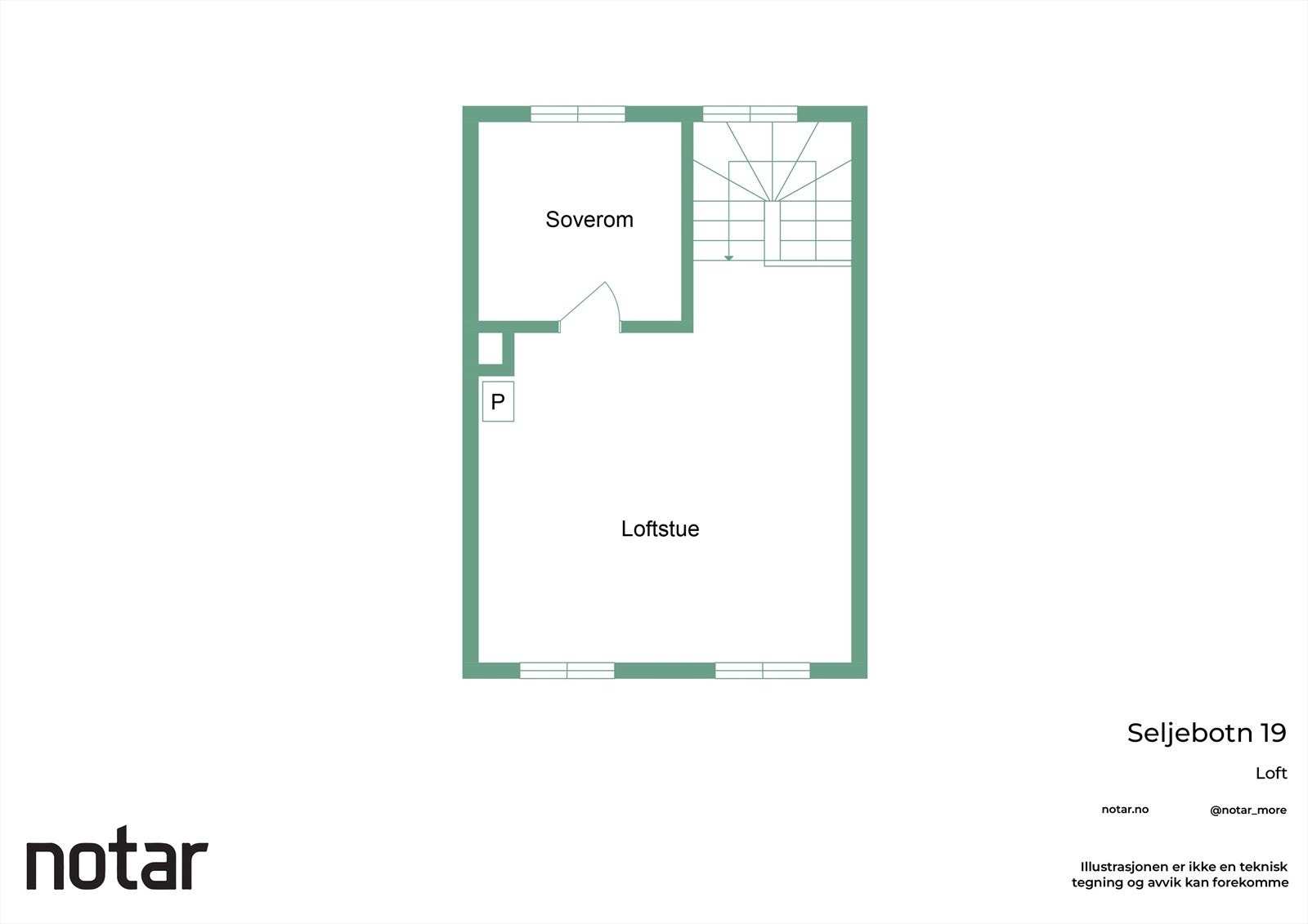 Plantegning | Loft Galleribilde