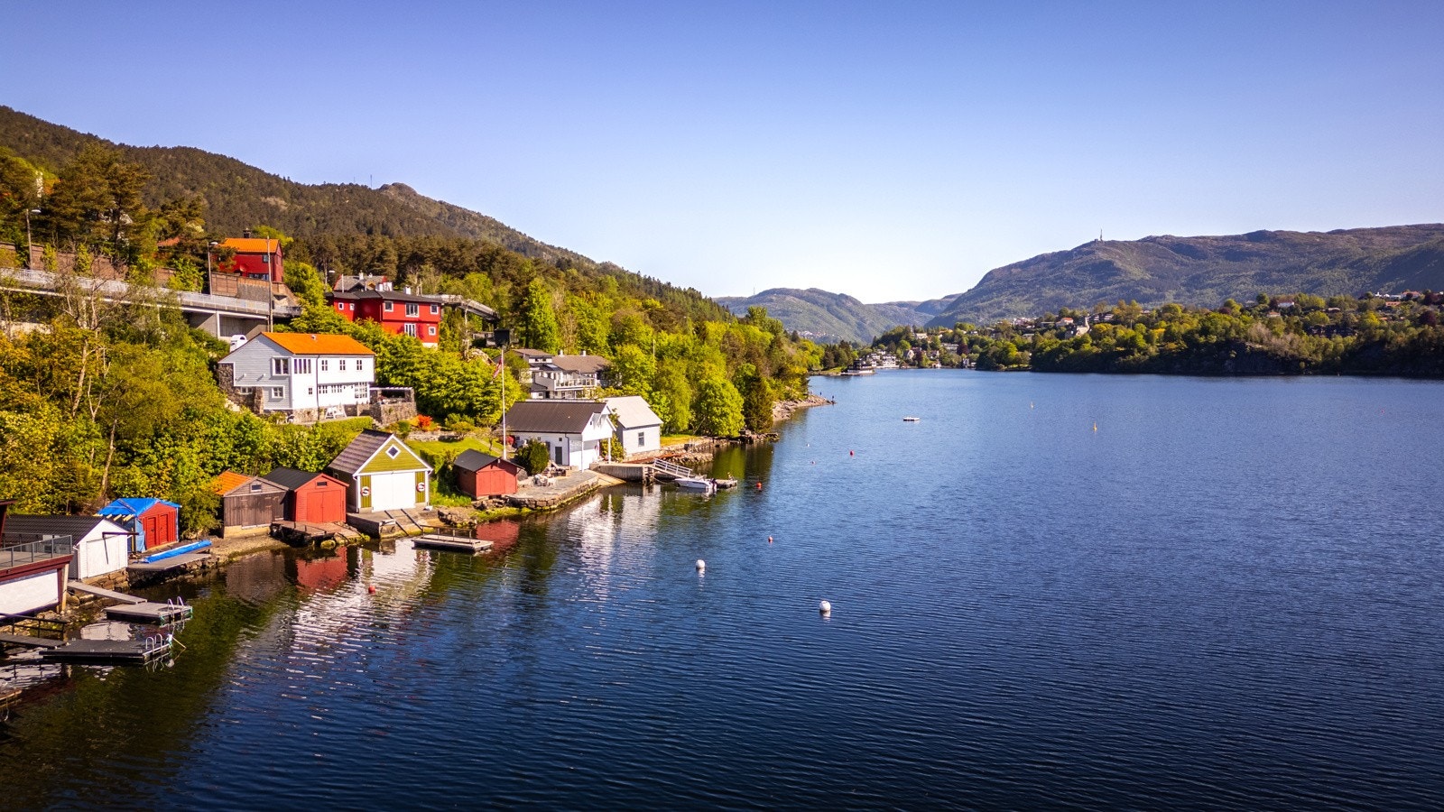Fra boligen er det kun rundt 6 km til Bergen sentrum Galleribilde