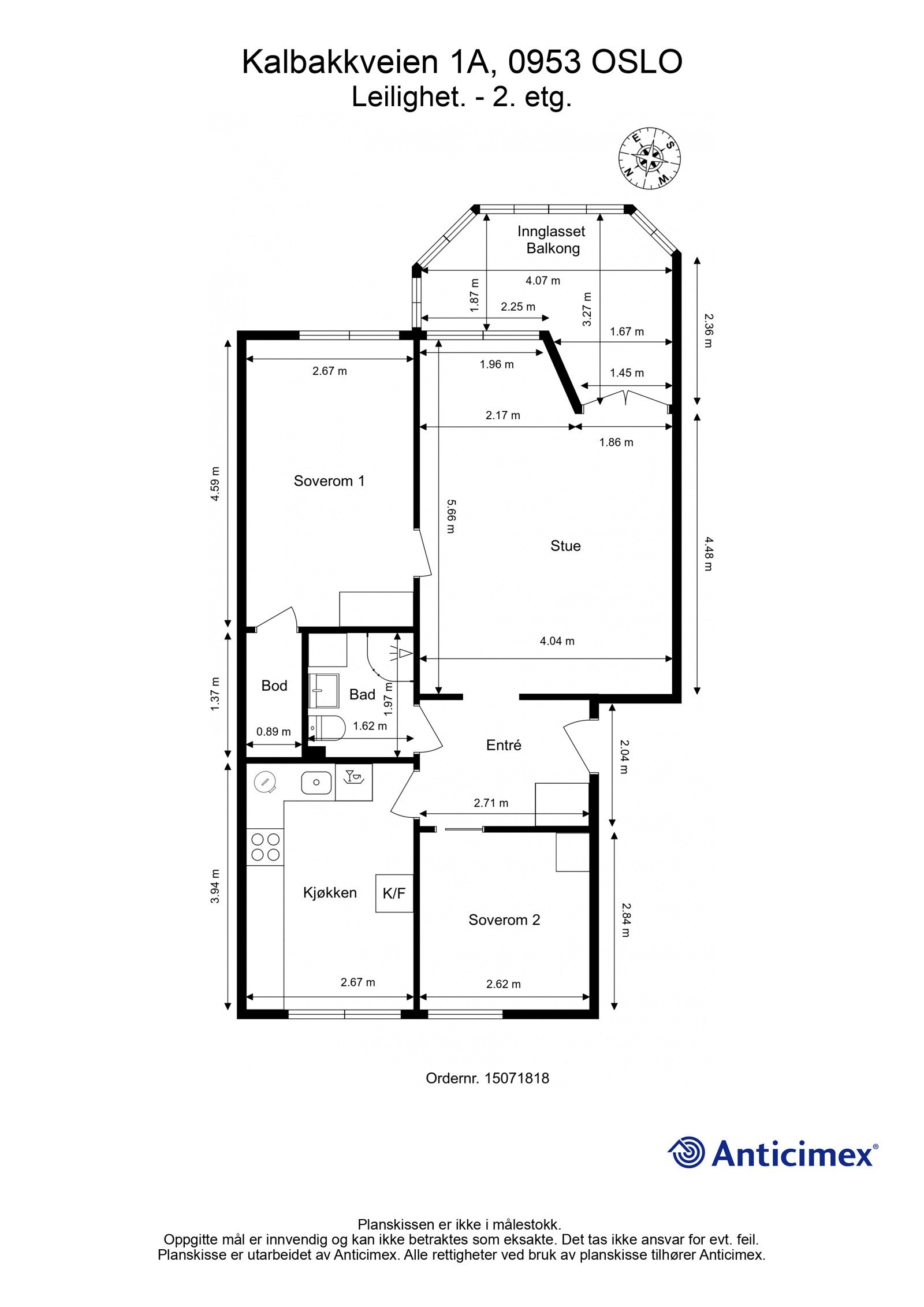 Plantegning Galleribilde