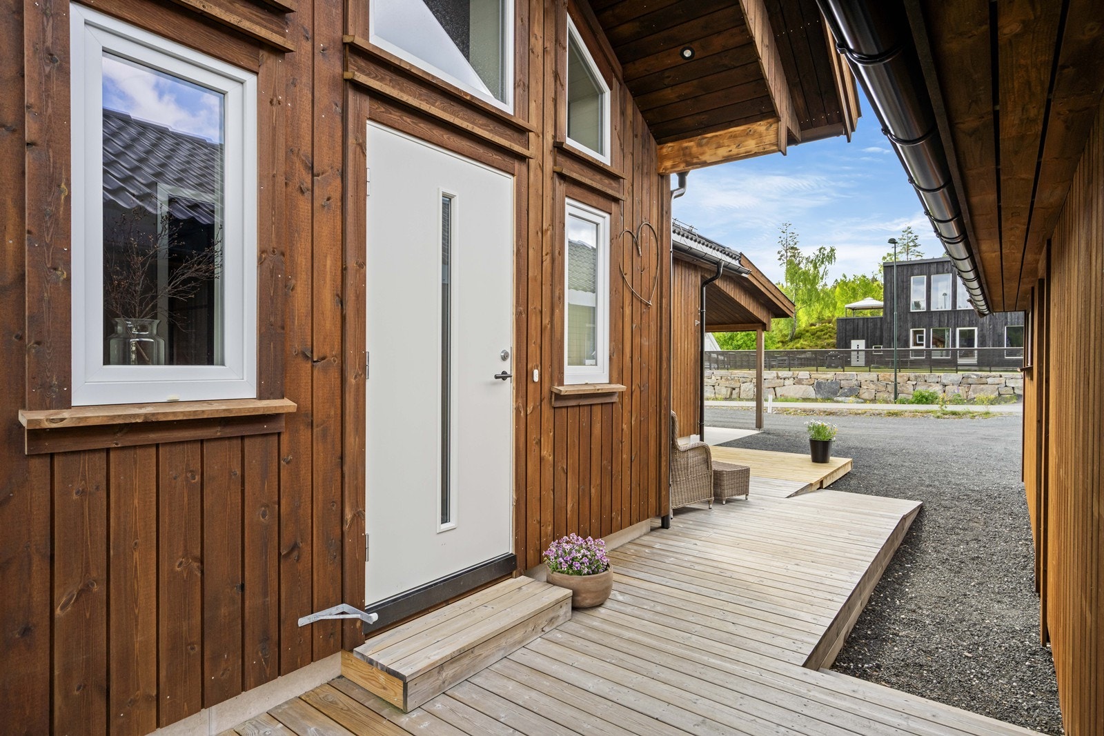 Overbygd inngangsparti Galleribilde