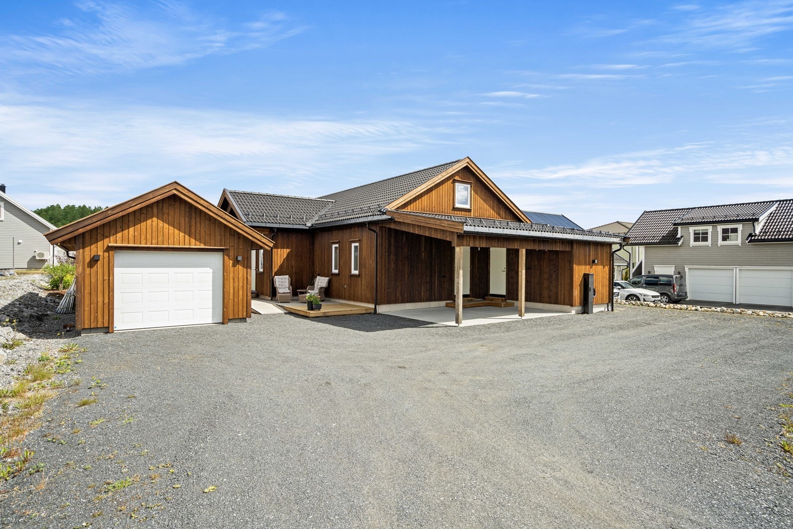 Lettstelt med alt på en flate Galleribilde