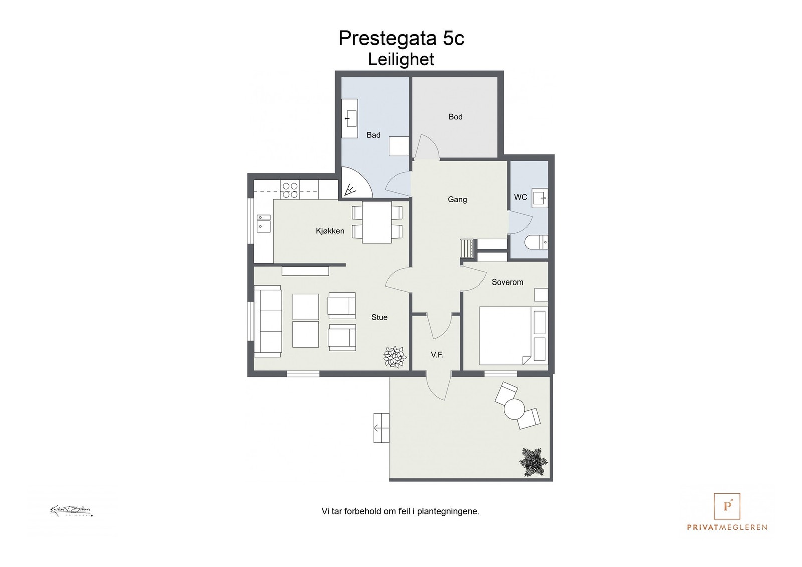 Plantegning Galleribilde