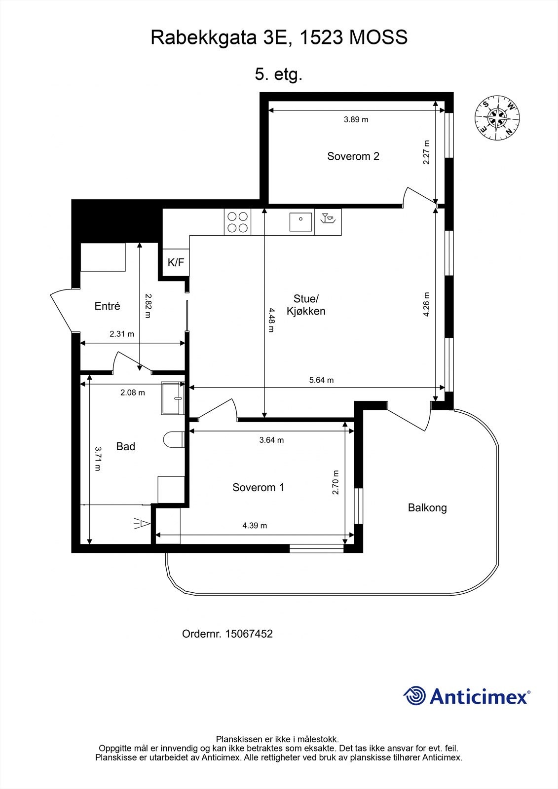 Kjellerbod disponeres også av leiligheten. Galleribilde
