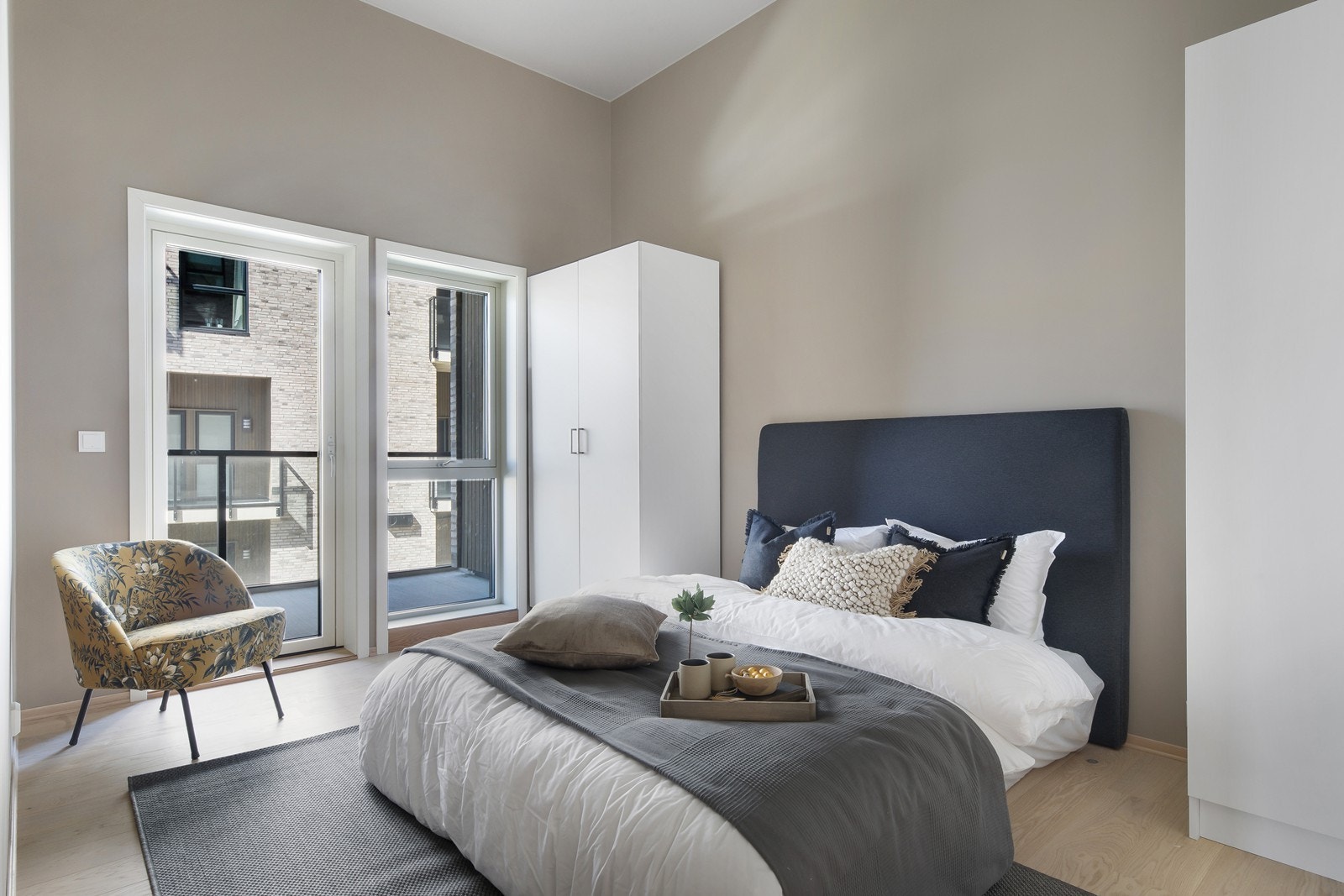 Hovedsoverommet har også en egen luftebalkong Galleribilde