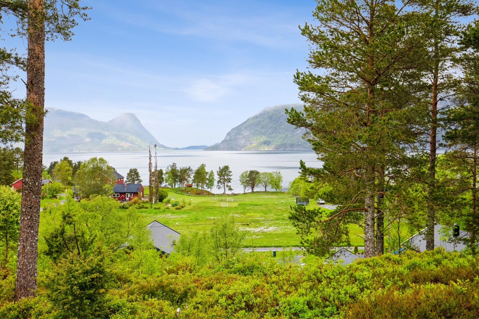 Flott utsikt Galleribilde