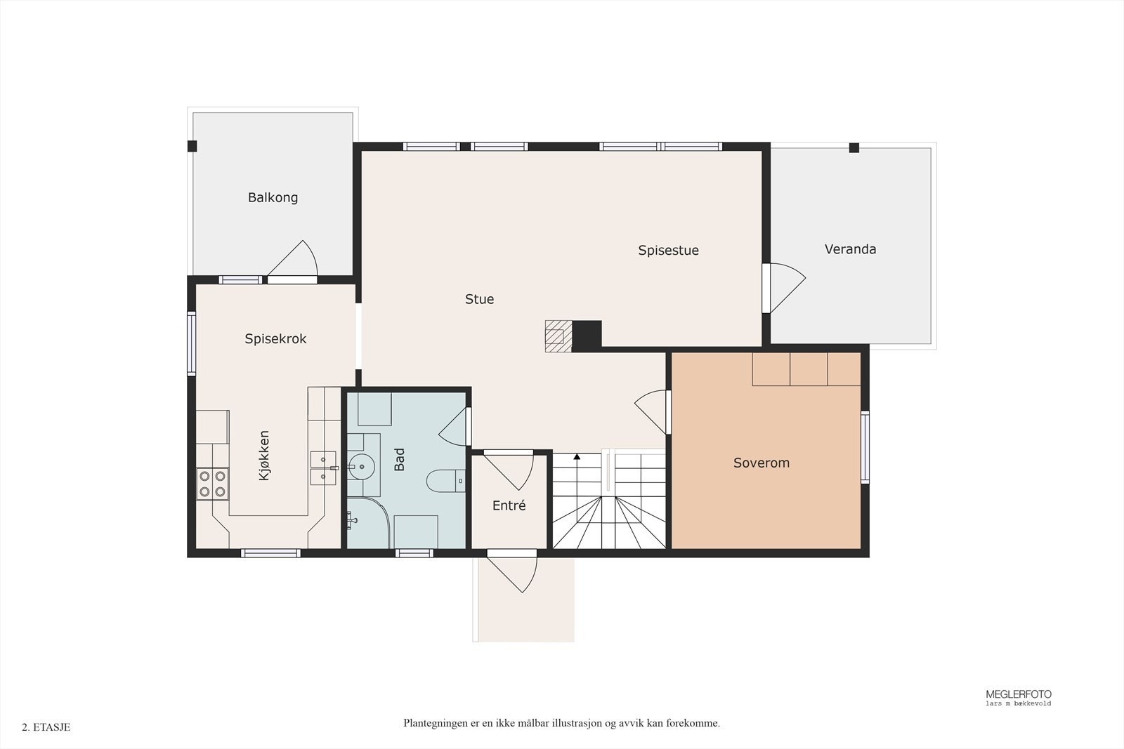 Plantegning Galleribilde