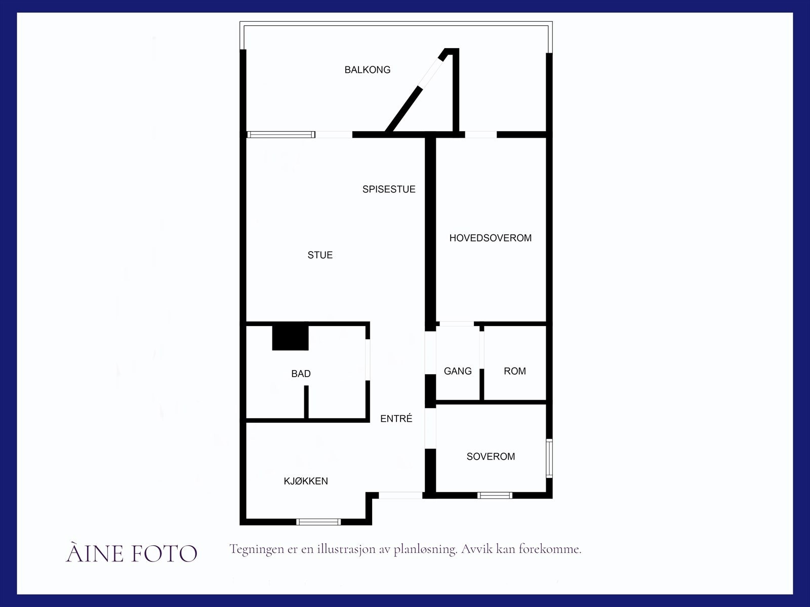 Plantegning Galleribilde