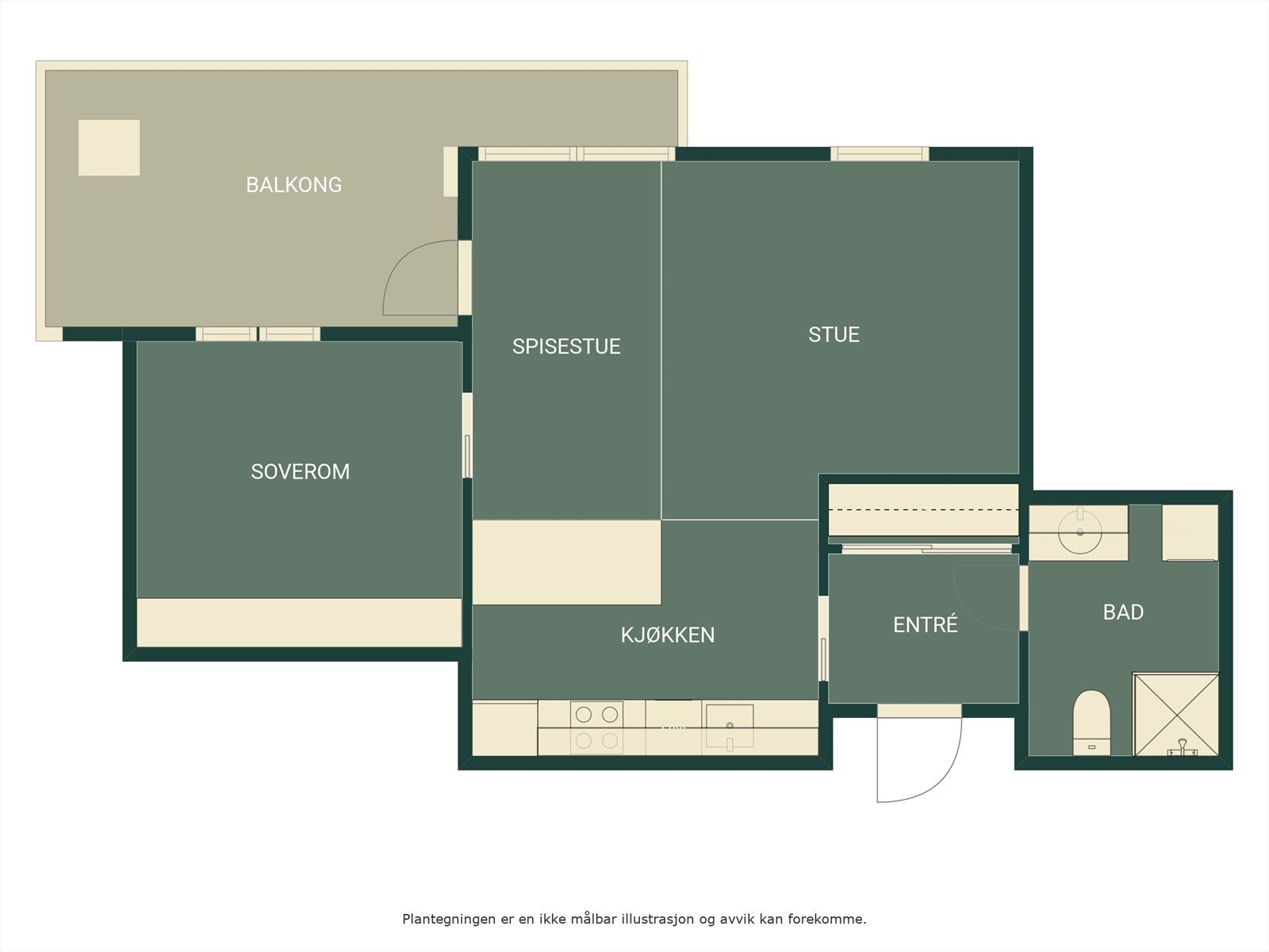 Plantegning. Galleribilde