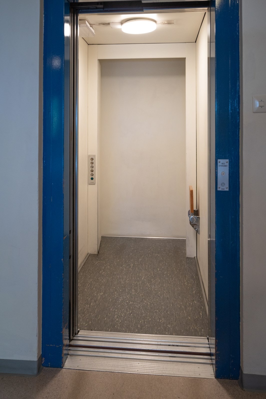 Heis i bygget Galleribilde